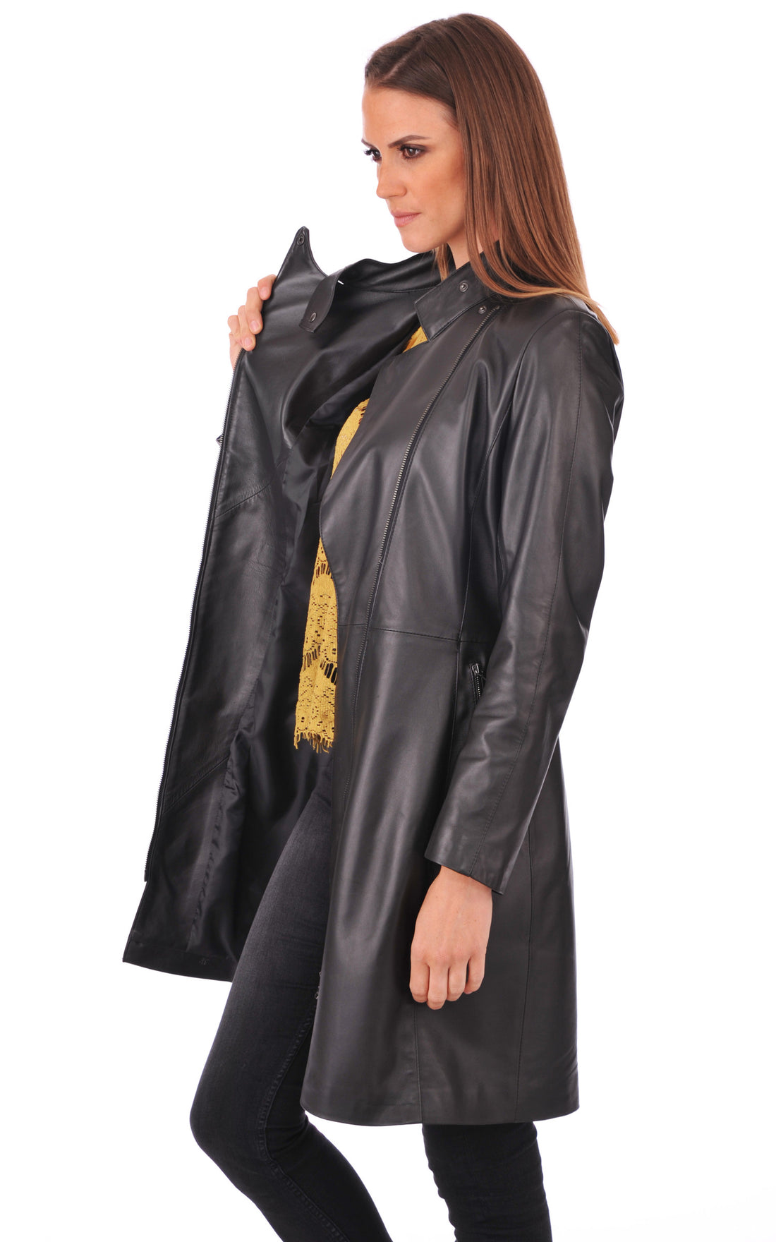 A "KETTY FF" Noir La Canadienne 3/4 Femme opened photo