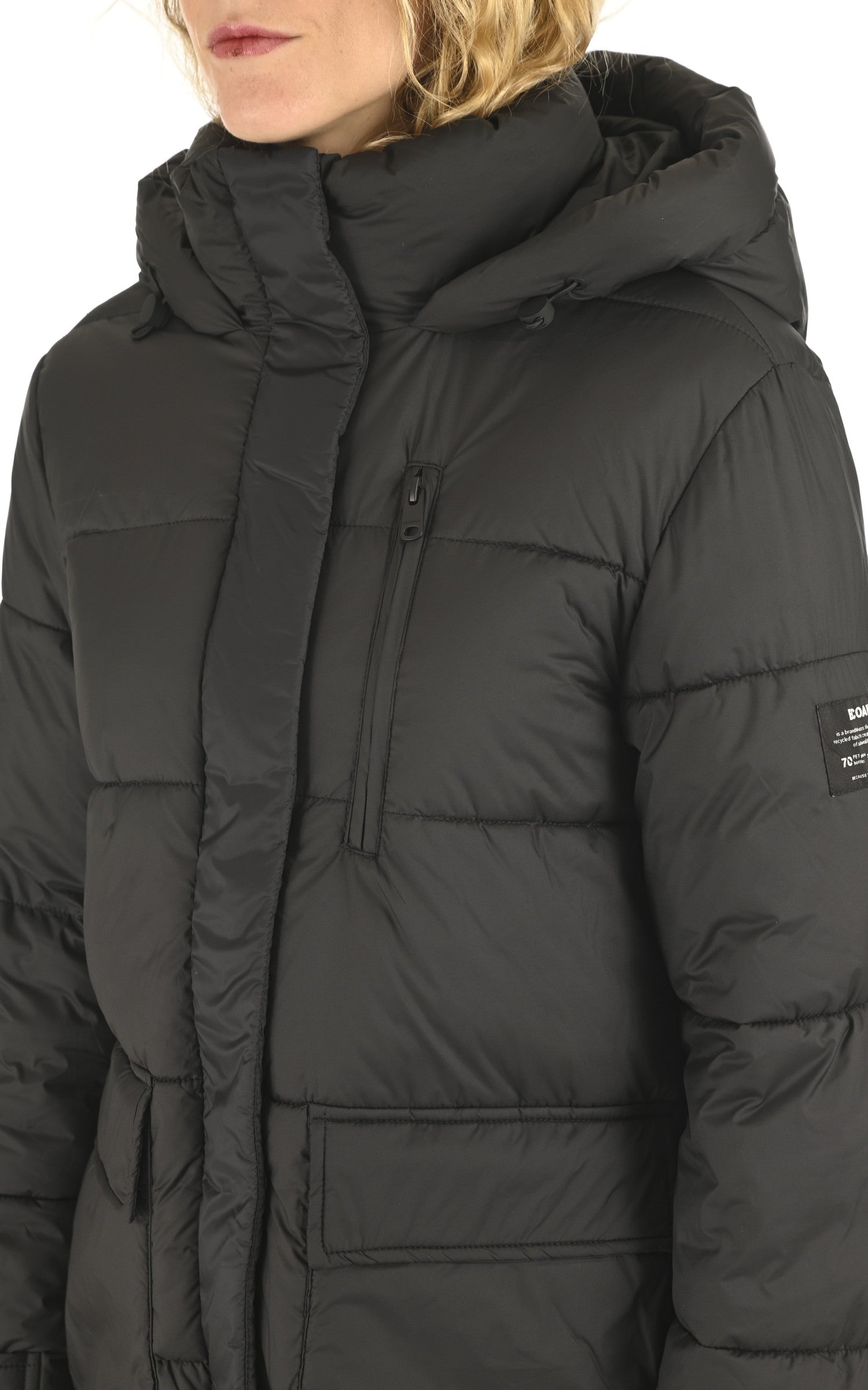 A "BAILYALF" Noir Ecoalf Ves Doudoune Femme details photo