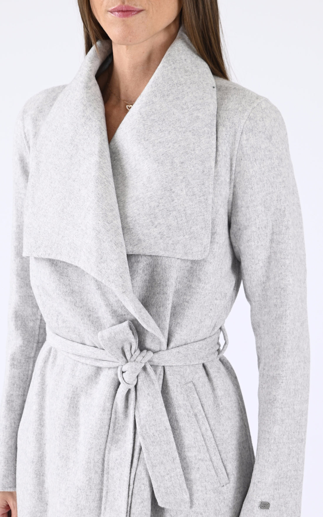 A "BRITTA" Gris Soia & Kyo Manteau Femme opened photo