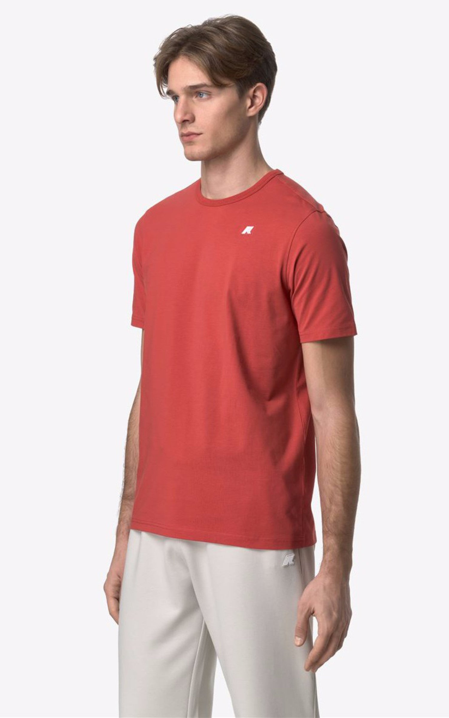A "ADAME K71349W" Rouge K-Way T-shirt Homme closed photo