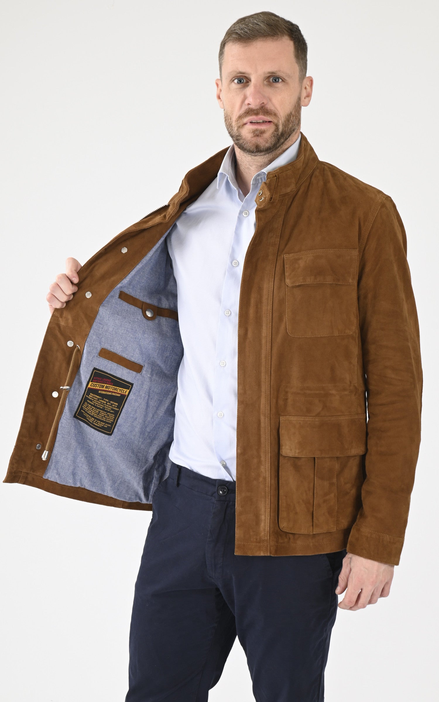 A "SALEM 102572" Tabac Daytona 73 Veste Homme interior photo