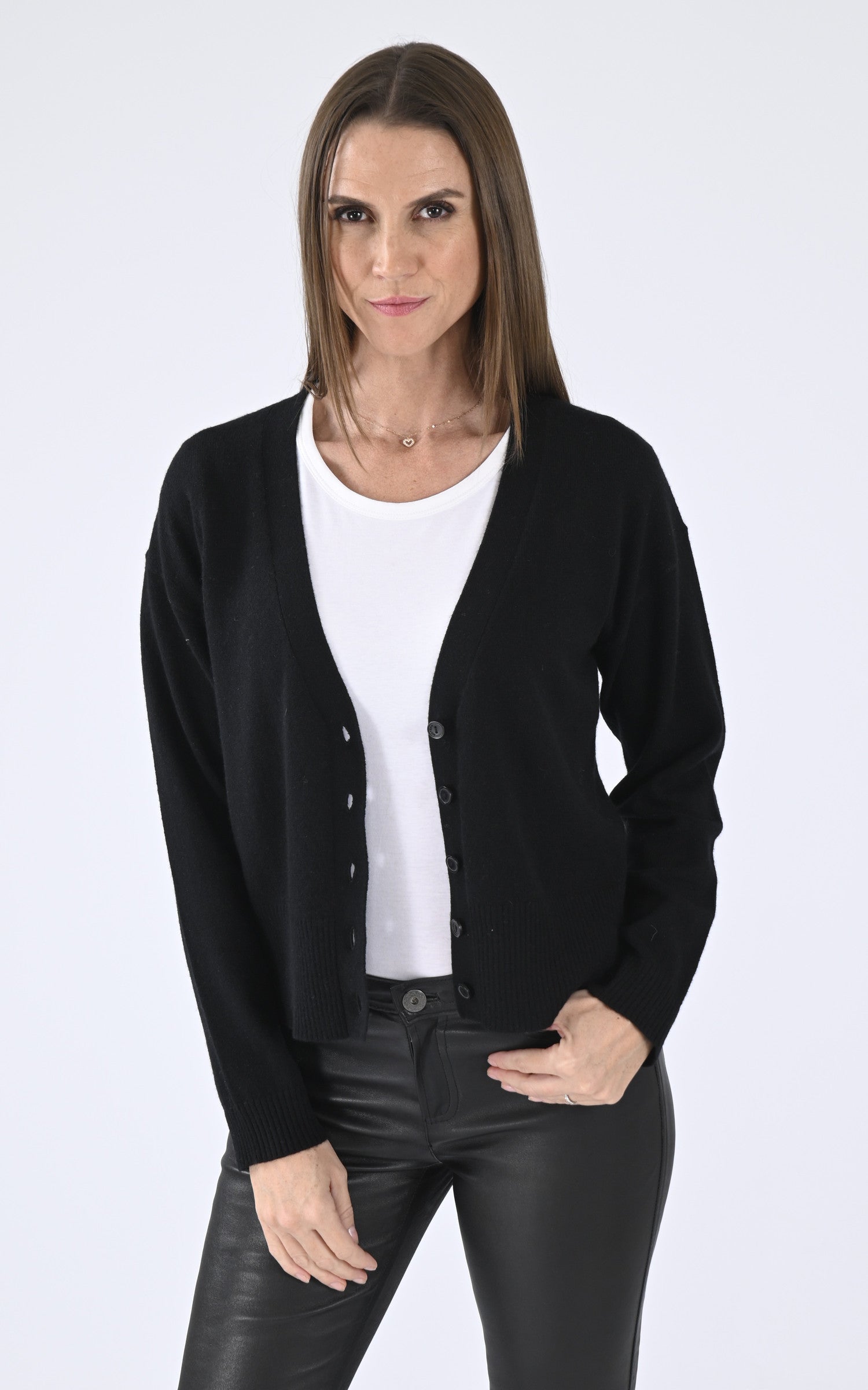 A "SONORI 4401012" Noir Notshy cardigan Femme closed photo