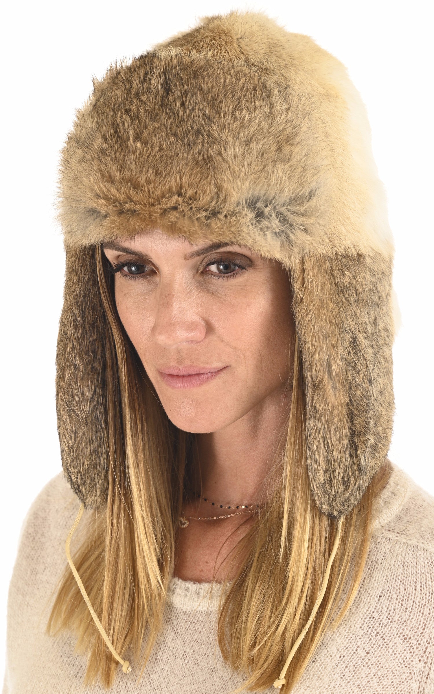 A "MARYLA" Beige Helma Chapka Mixte details photo 5