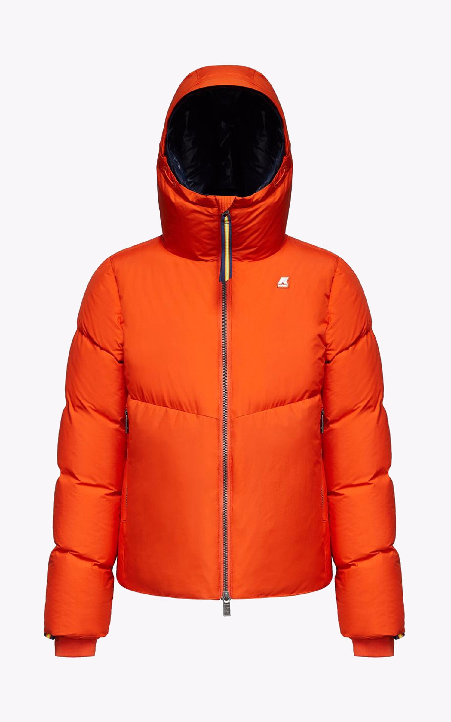 A "HUGOL THERMO K4127GW" Orange K-Way Bl Doudoune Homme back photo 1