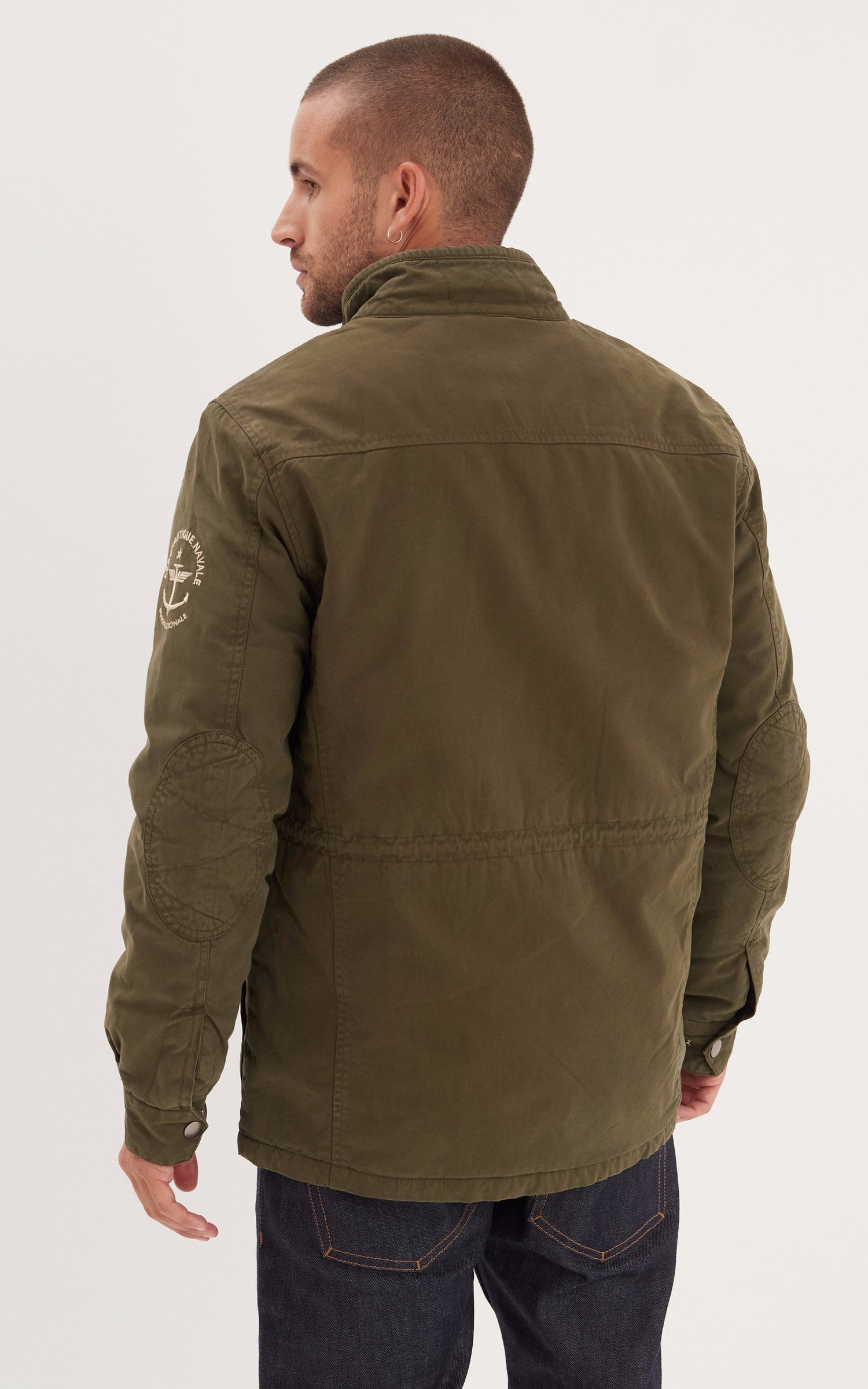 A "GULFSTREAM MN 103946" Kaki Marine Nationale Veste Homme back photo