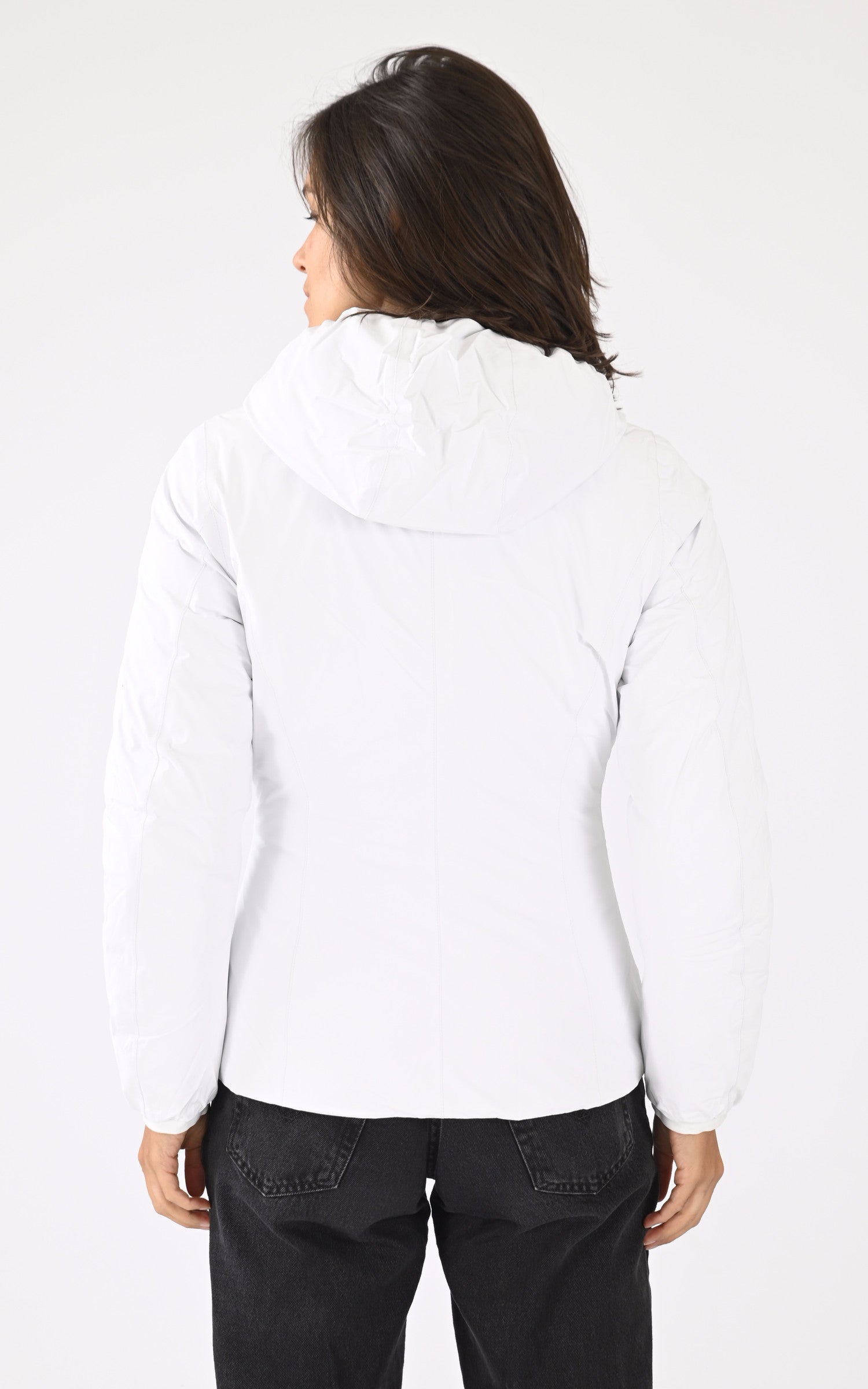 A "LILY ST THERMO DO K8127XW" Blanc K-Way Blouson Femme back photo