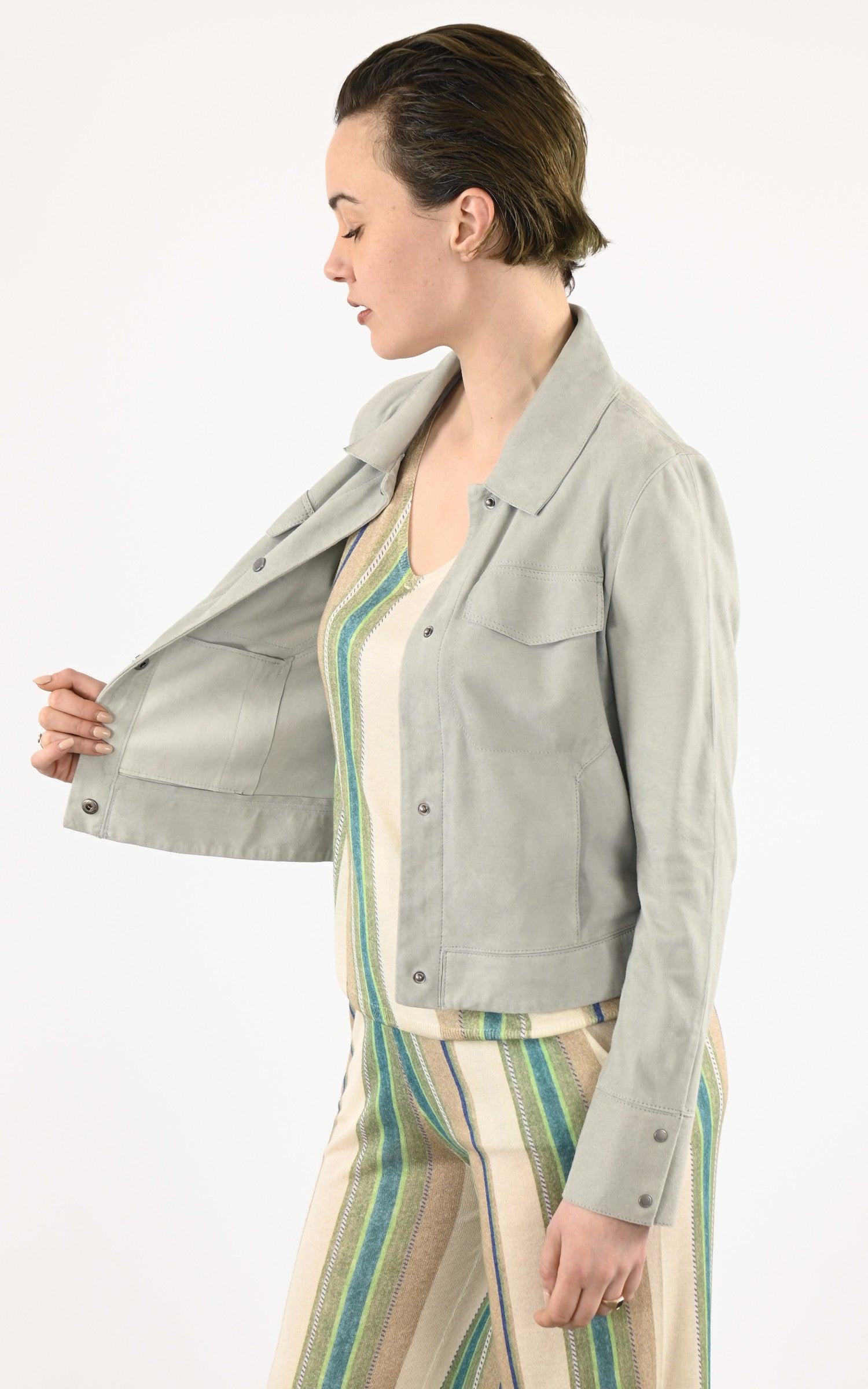 A "RUBY 64740" Vert Oakwood Blouson Femme interior photo