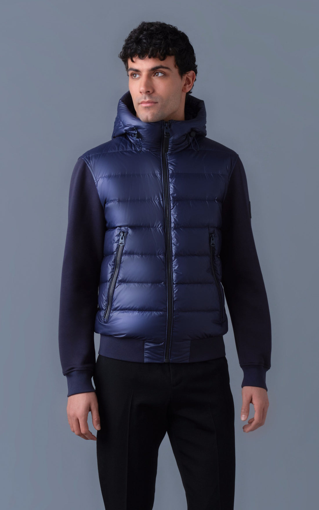 A "FRANCK-R" Marine Mackage Gilet Homme opened photo