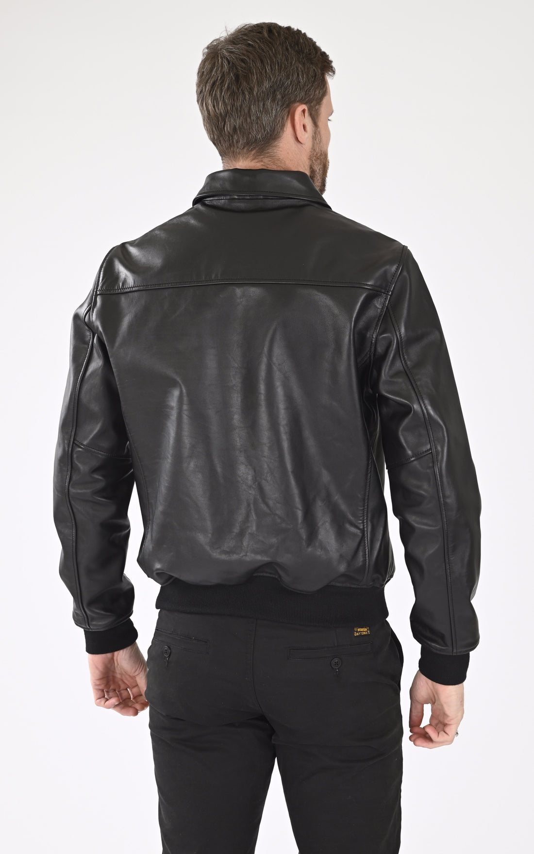 A "LC5100 RIB" Noir Schott Blouson Homme opened photo