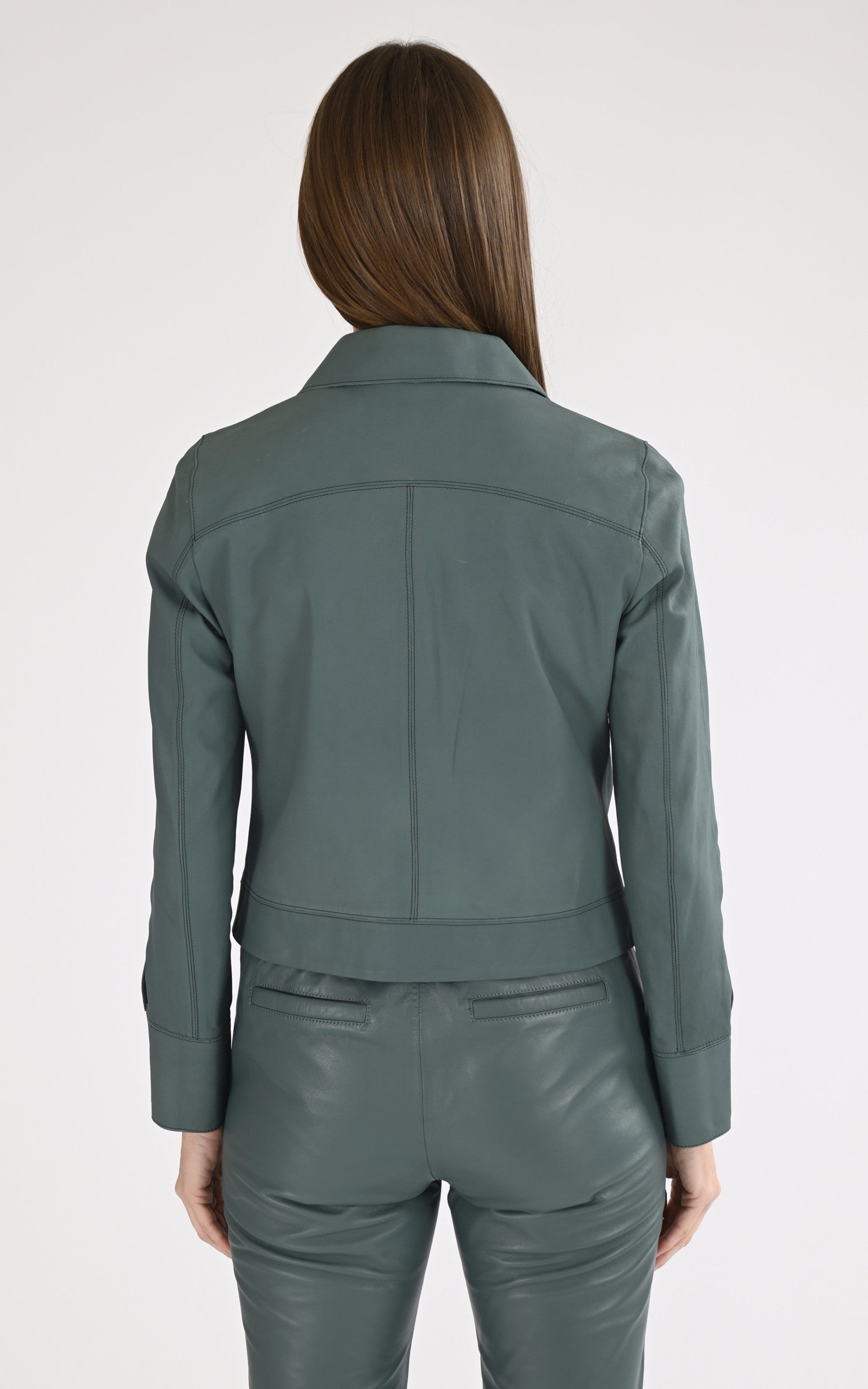 A "RUBY 65029" Vert Oakwood Veste Femme back photo 4