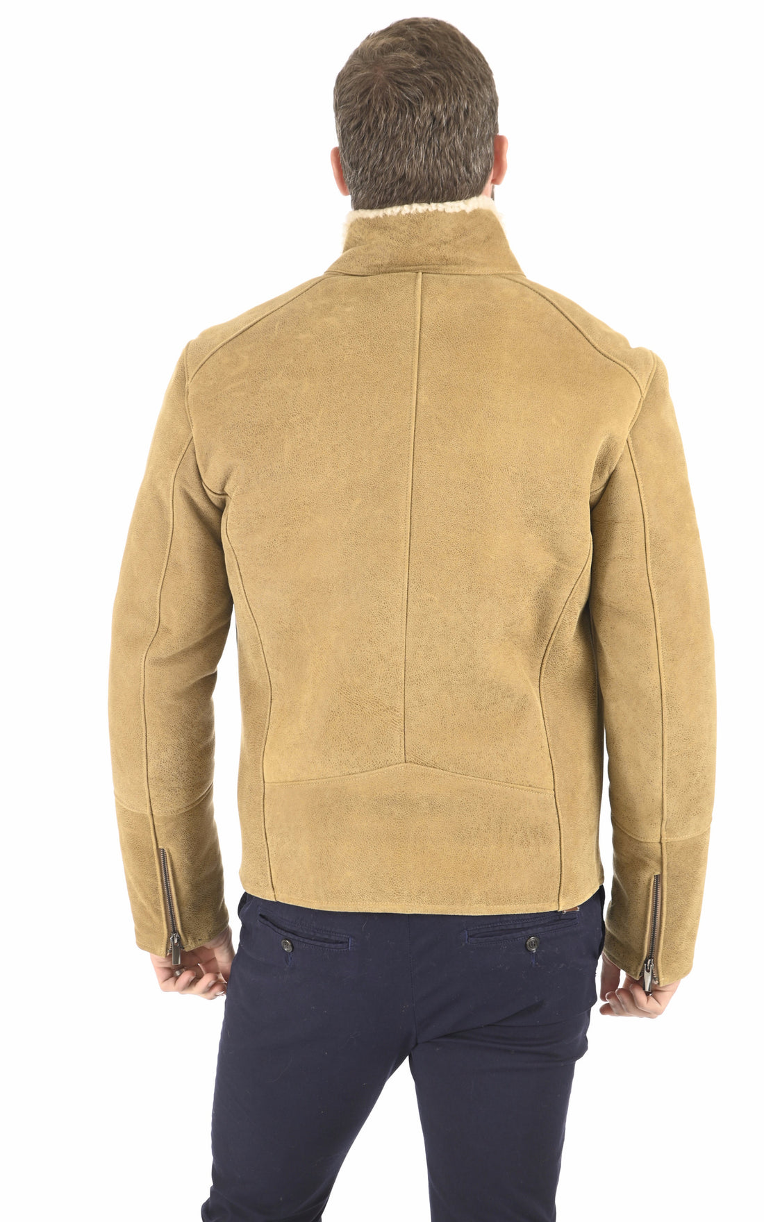 A "LUIS" Beige La Canadienne Blouson Homme opened photo