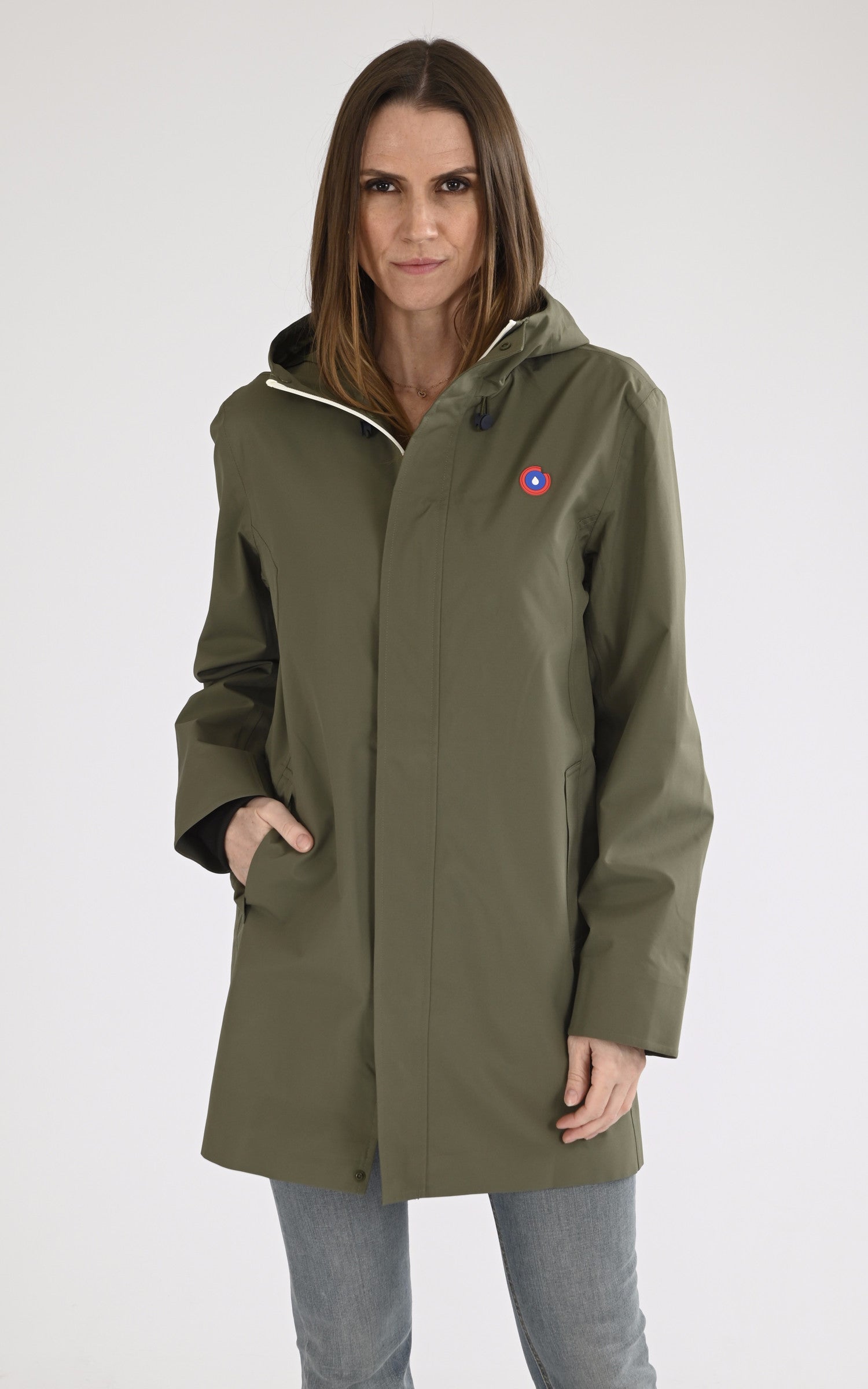 A "BEAUBOURG 24021" Kaki Flotte 3/4 Mixte closed photo 2