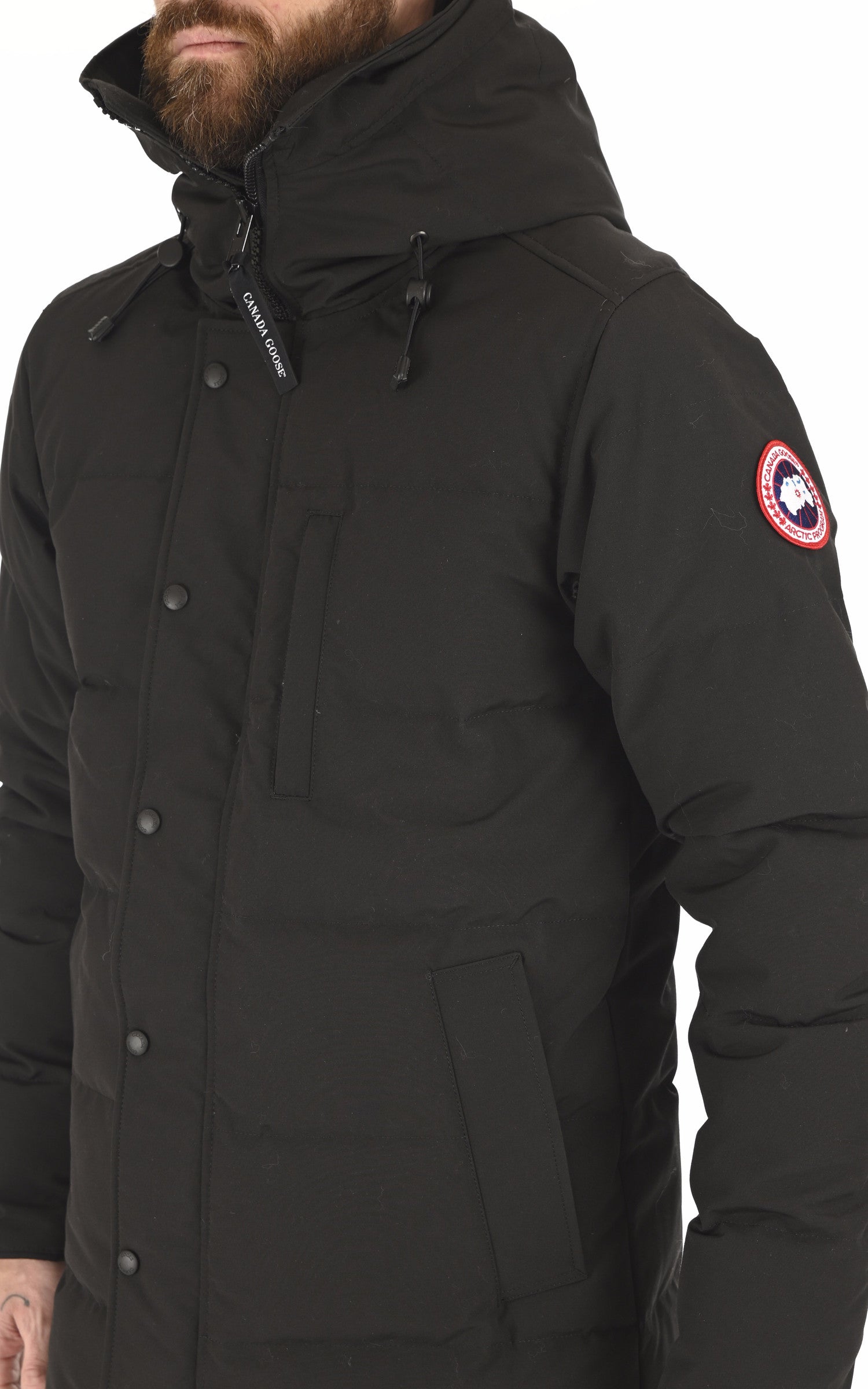 A "CARSON 3805M" Noir Canada Goose Bl Doudoune Homme details photo 5