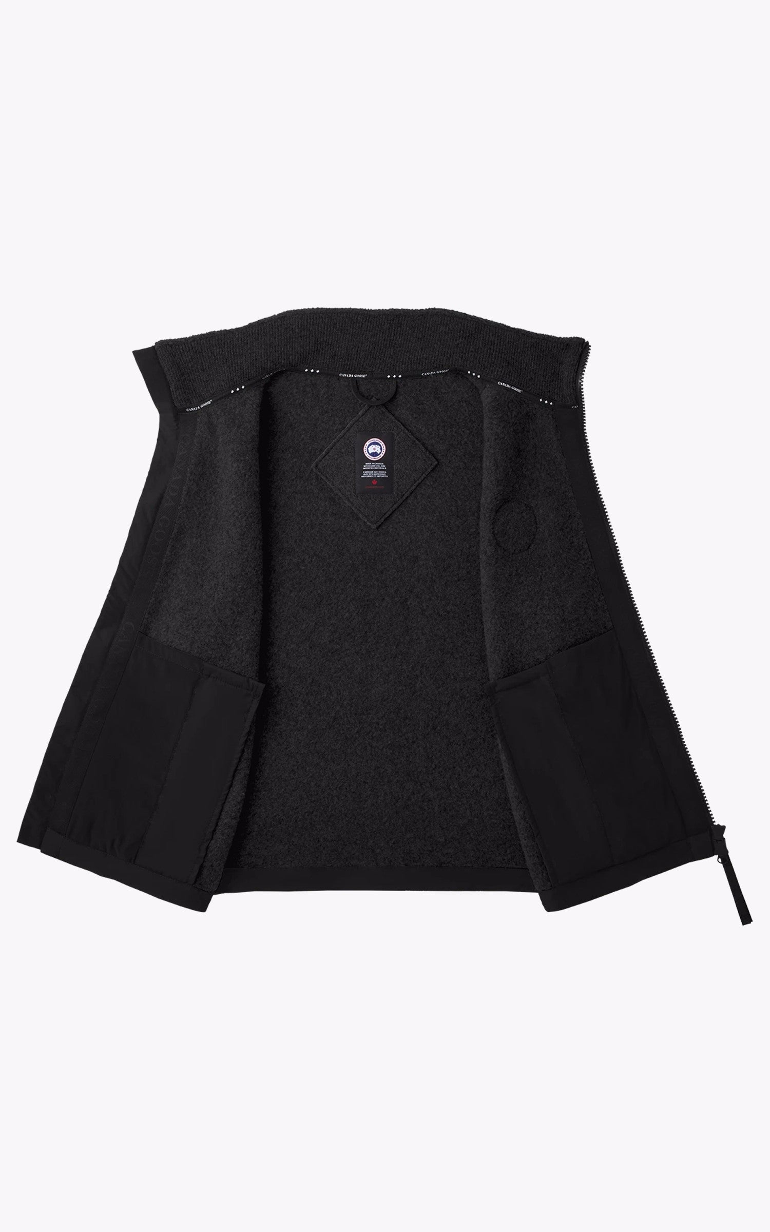 A "MERSEY 7052M" Noir Canada Goose Gilet Homme details photo 5