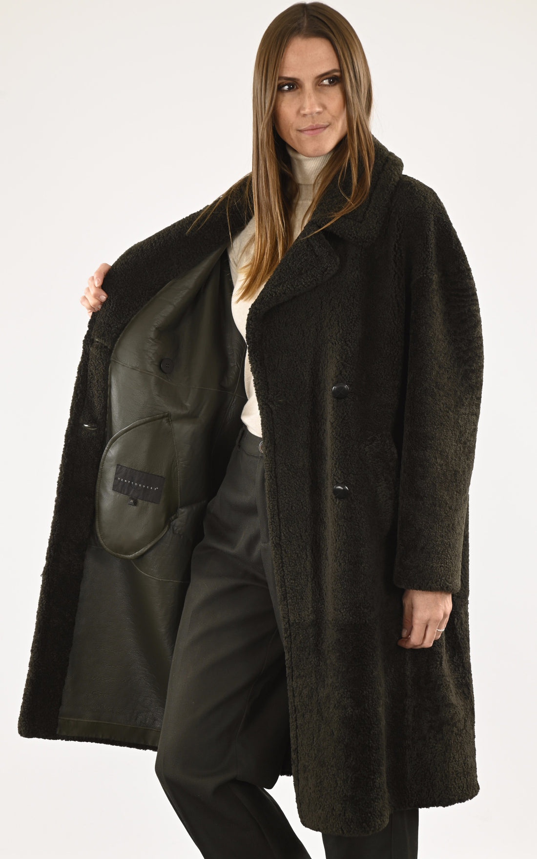 A "33604" Kaki Ventcouvert 7/8 Femme closed photo