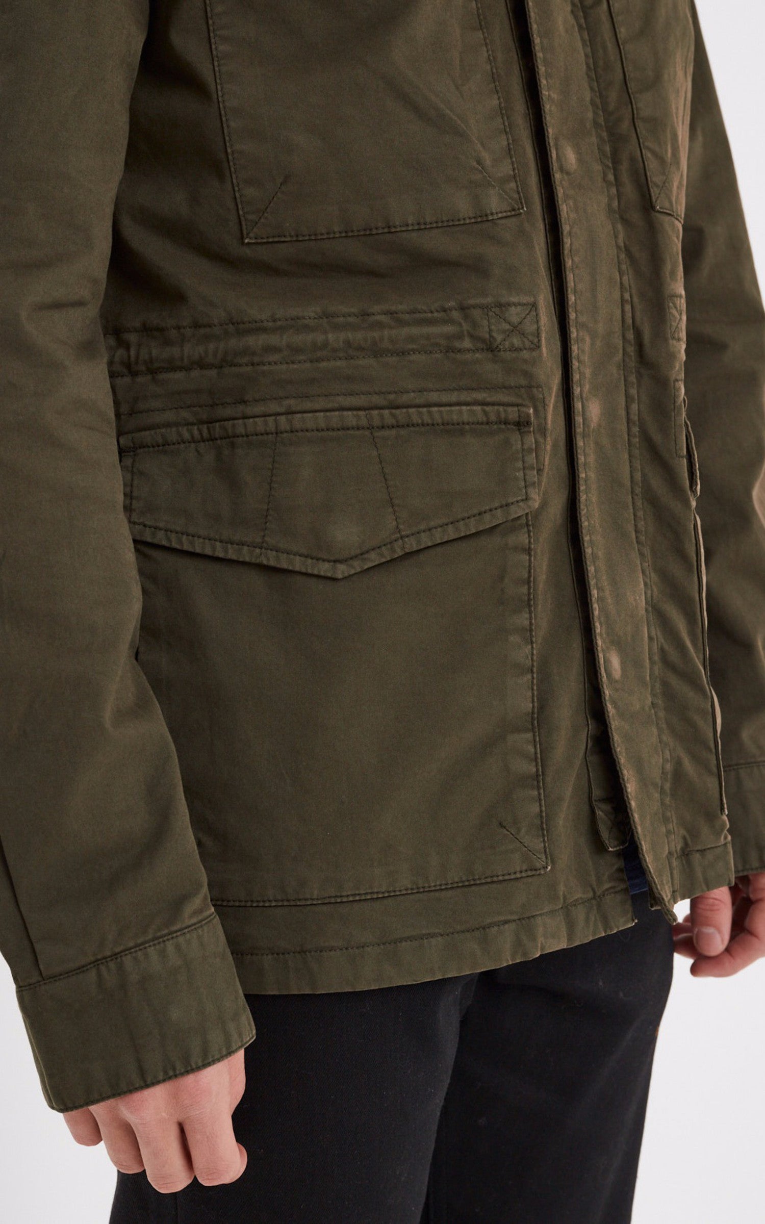 A "XERXES 103482" Kaki Daytona 73 Veste Homme details photo