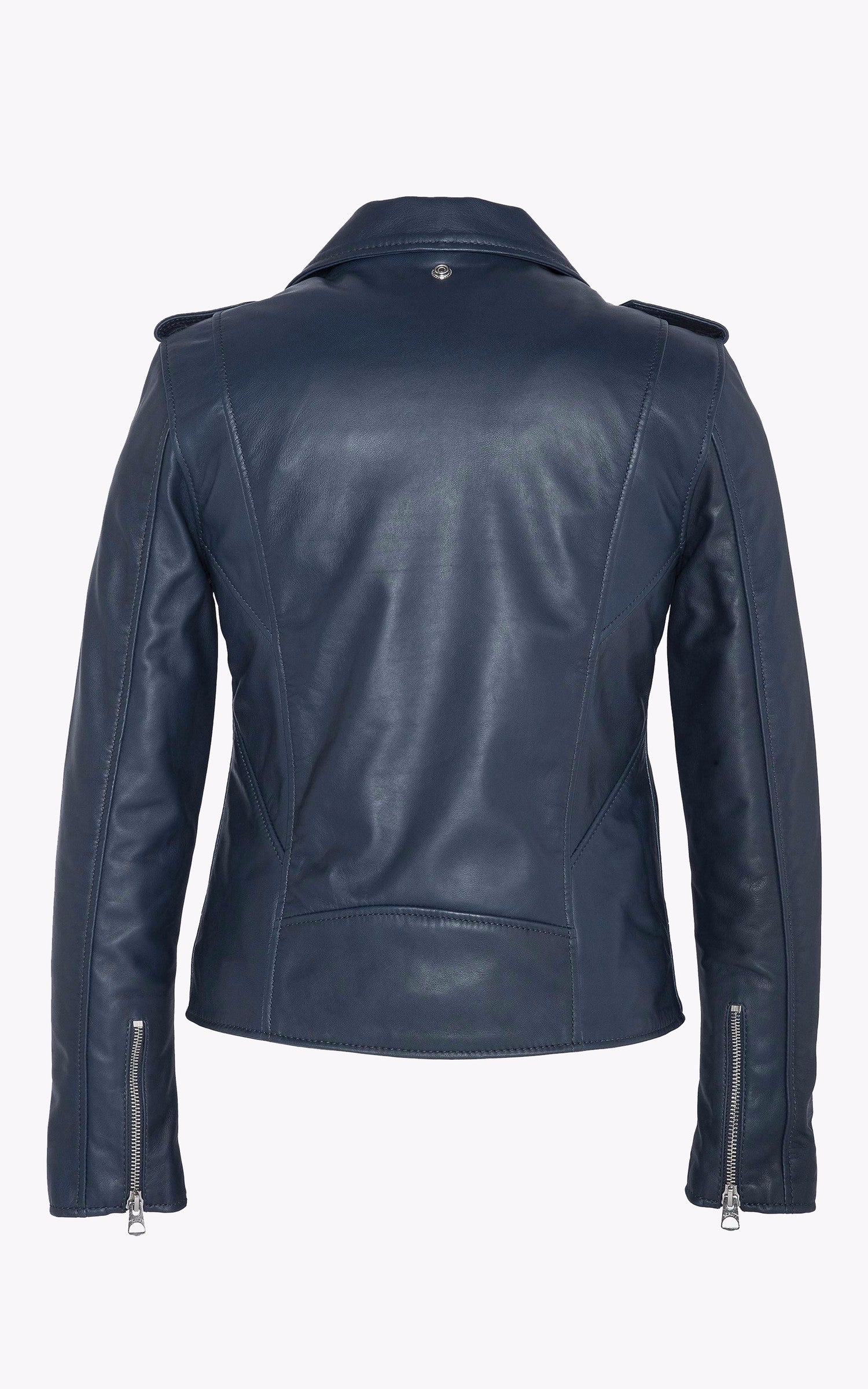 A "LCW1601D" Navy Schott Perfecto Femme closed photo 2