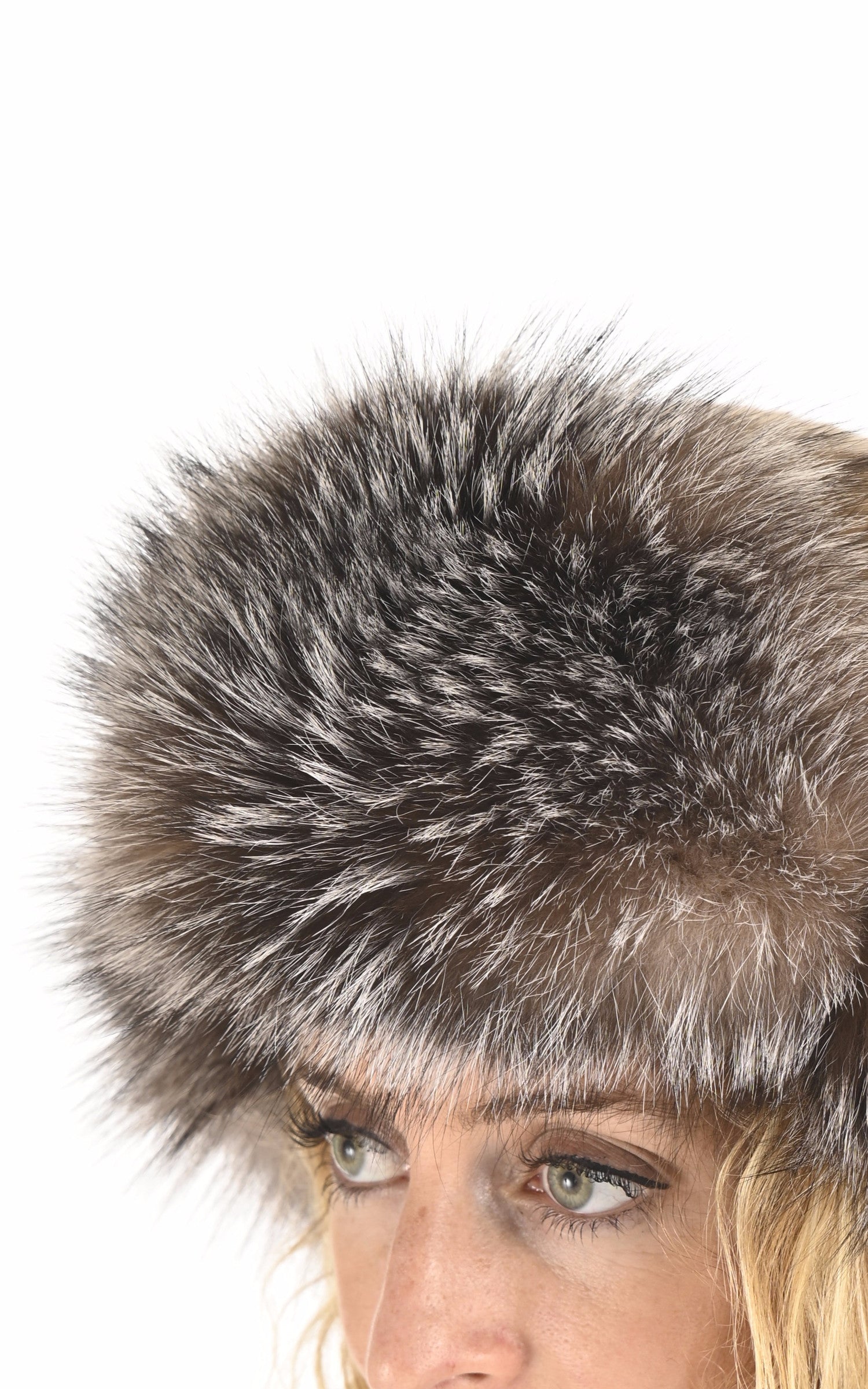 A "USHANKA" Taupe Helma Chapka Femme back photo 4