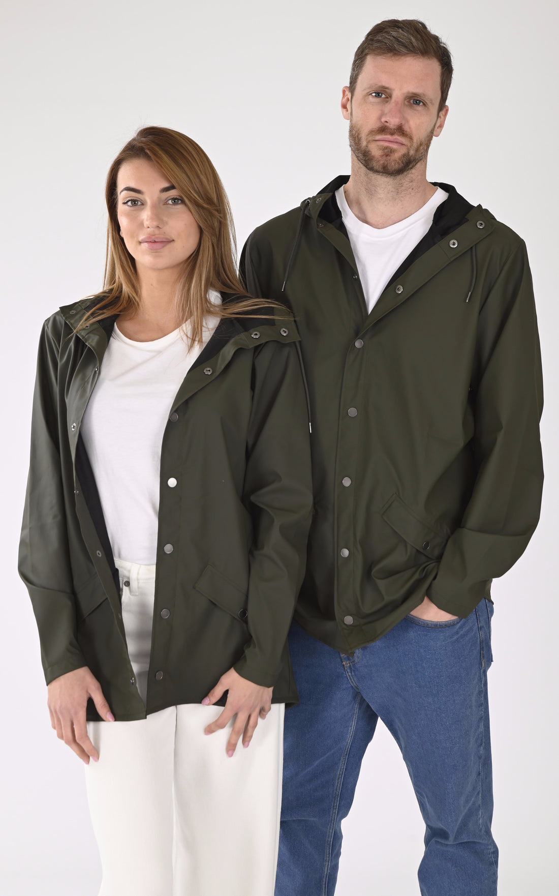 A "12010 JACKET" Kaki Rains Veste Mixte details photo