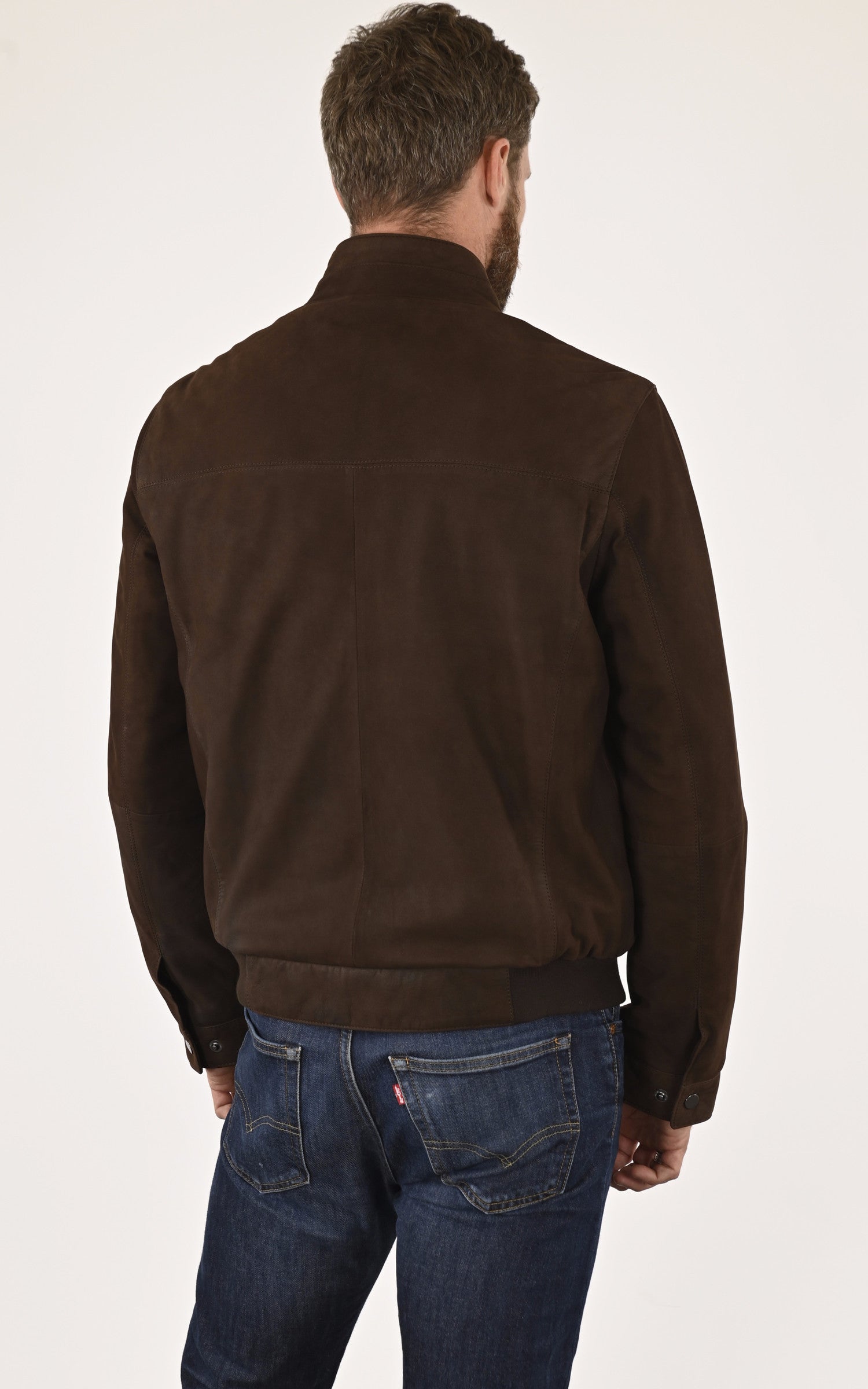A "YORK 7762" Marron Smarty Blouson Homme back photo