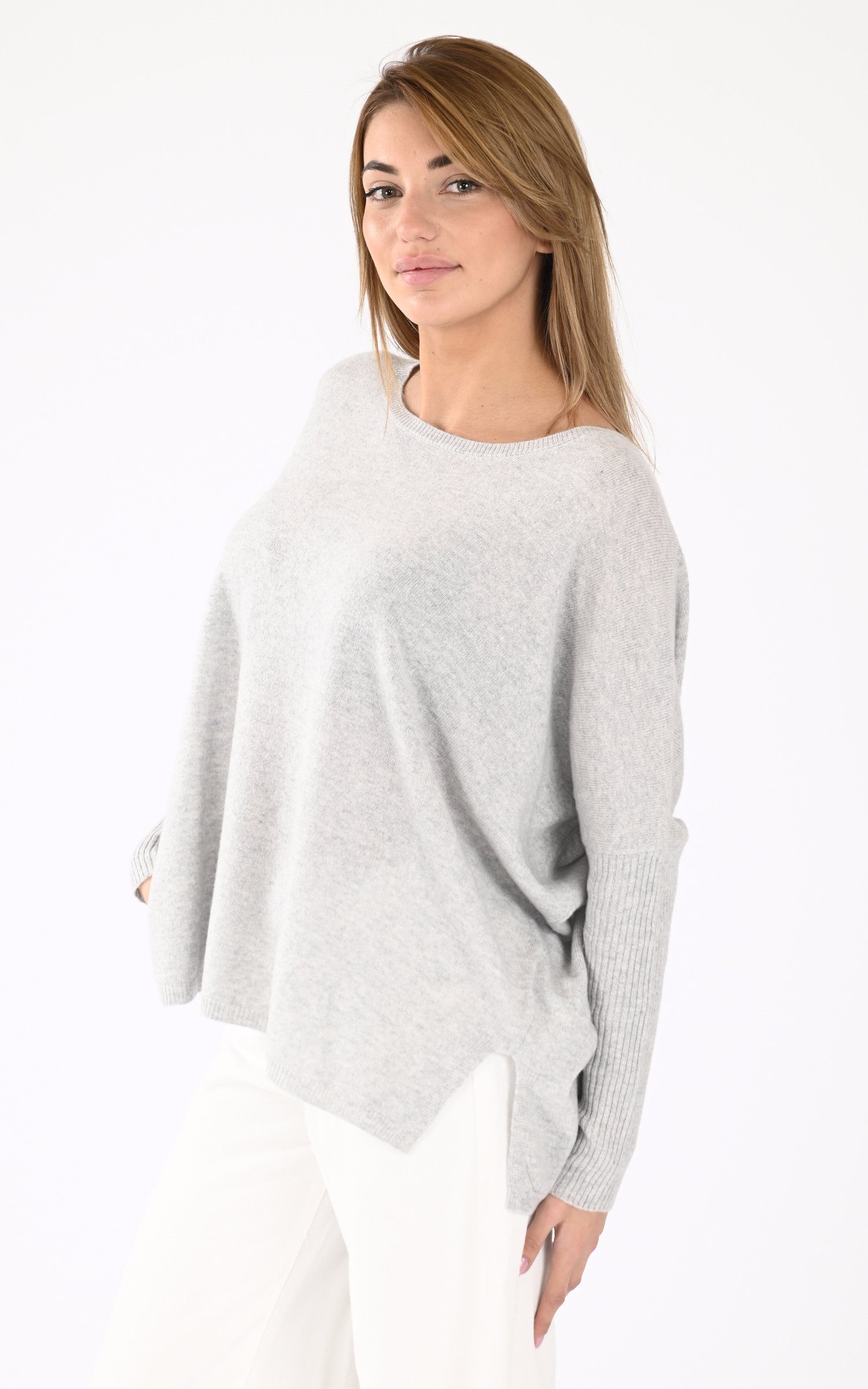 A "AGNES 4604002C" Gris Notshy pull_poncho Femme closed photo