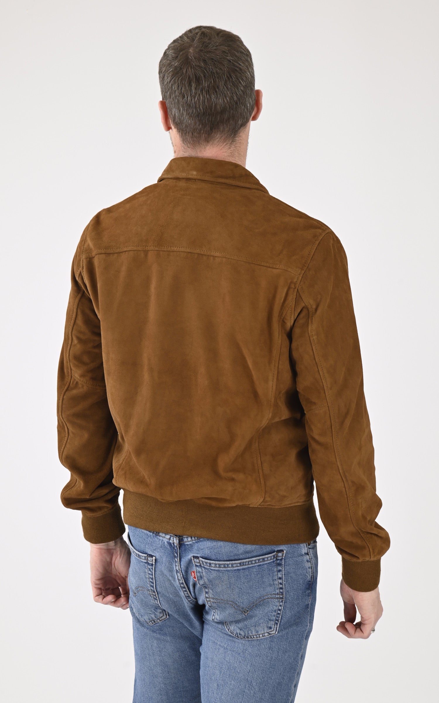 A "LC AVIATOR S" Cognac Schott Pilote Homme back photo