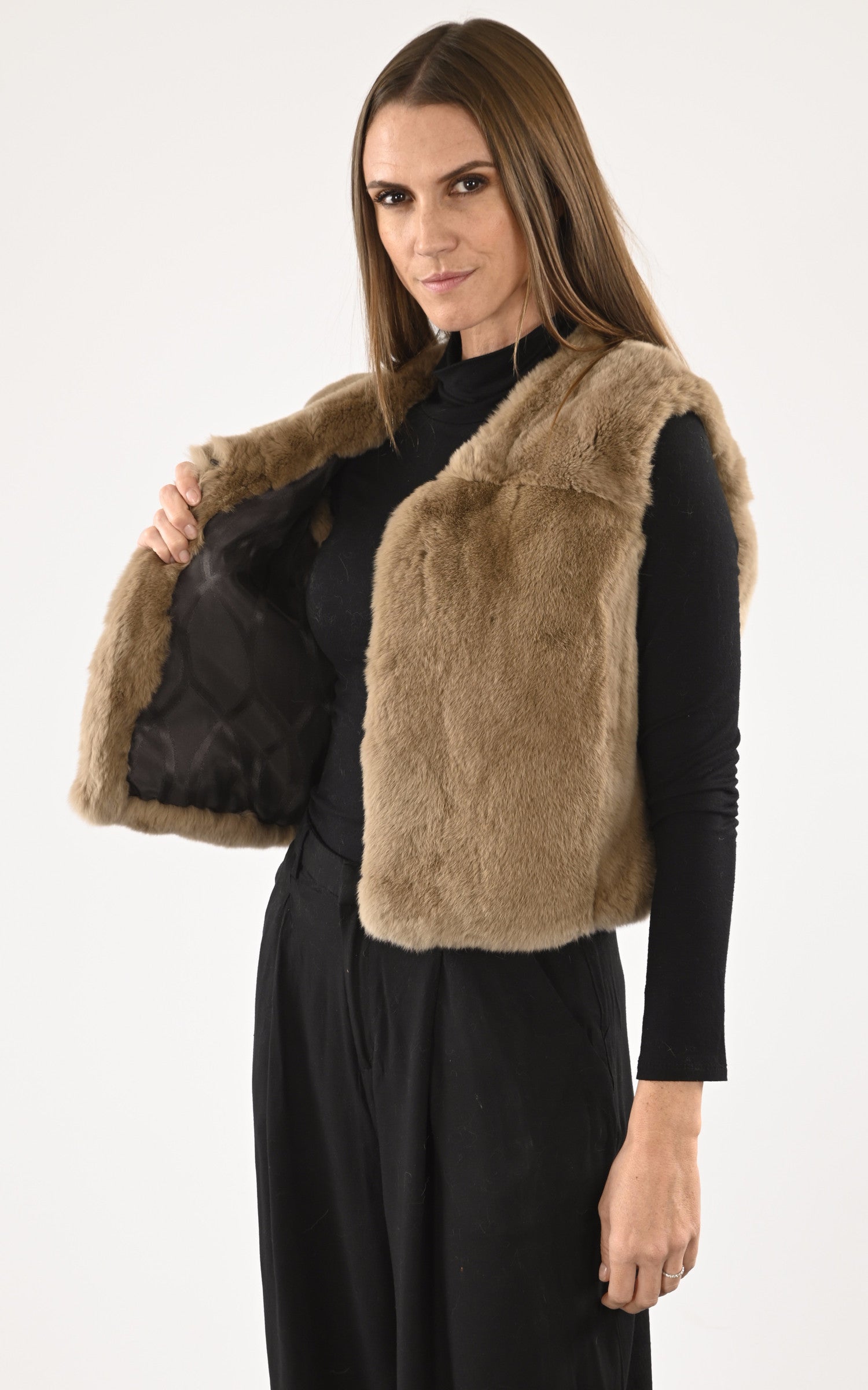 A "CELIE" Café La Canadienne Gilet Femme interior photo