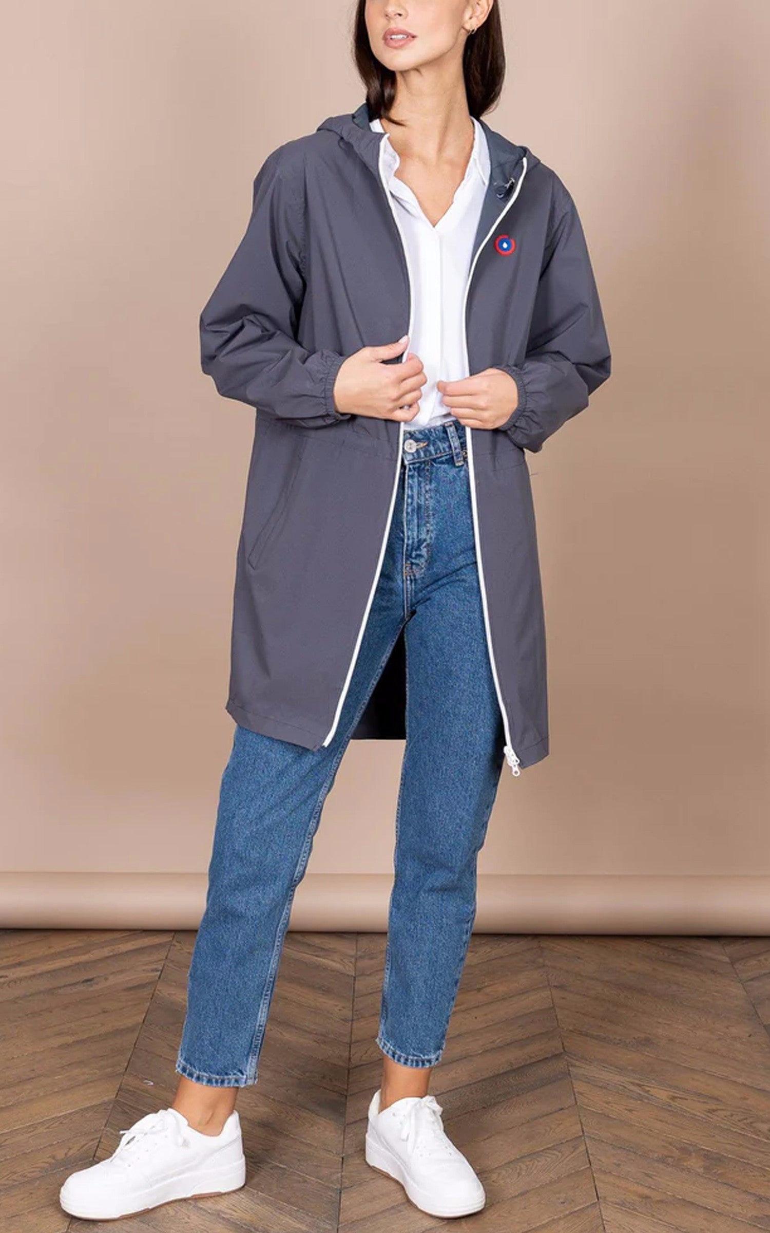 A "AMELOT 20300" Anthracite Flotte Veste Mixte closed photo 2