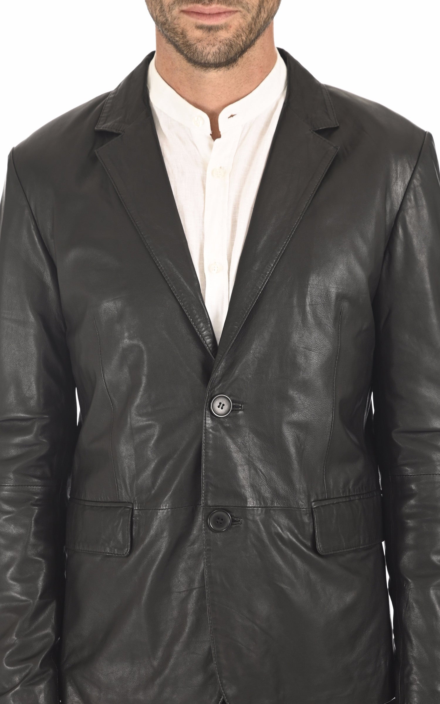 A "RAFEL" Noir La Canadienne Blazer Homme details photo
