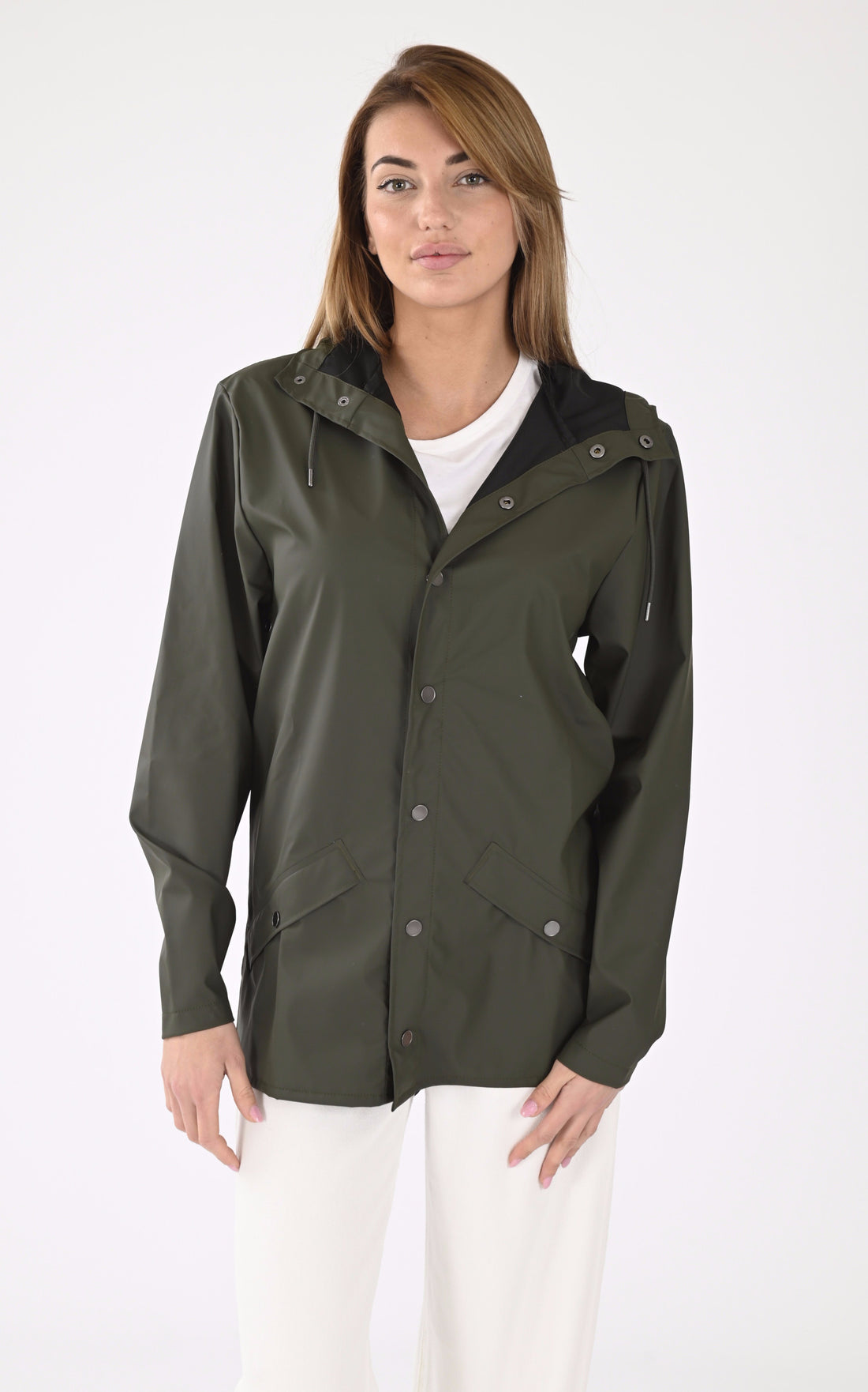 A "12010 JACKET" Kaki Rains Veste Mixte details photo