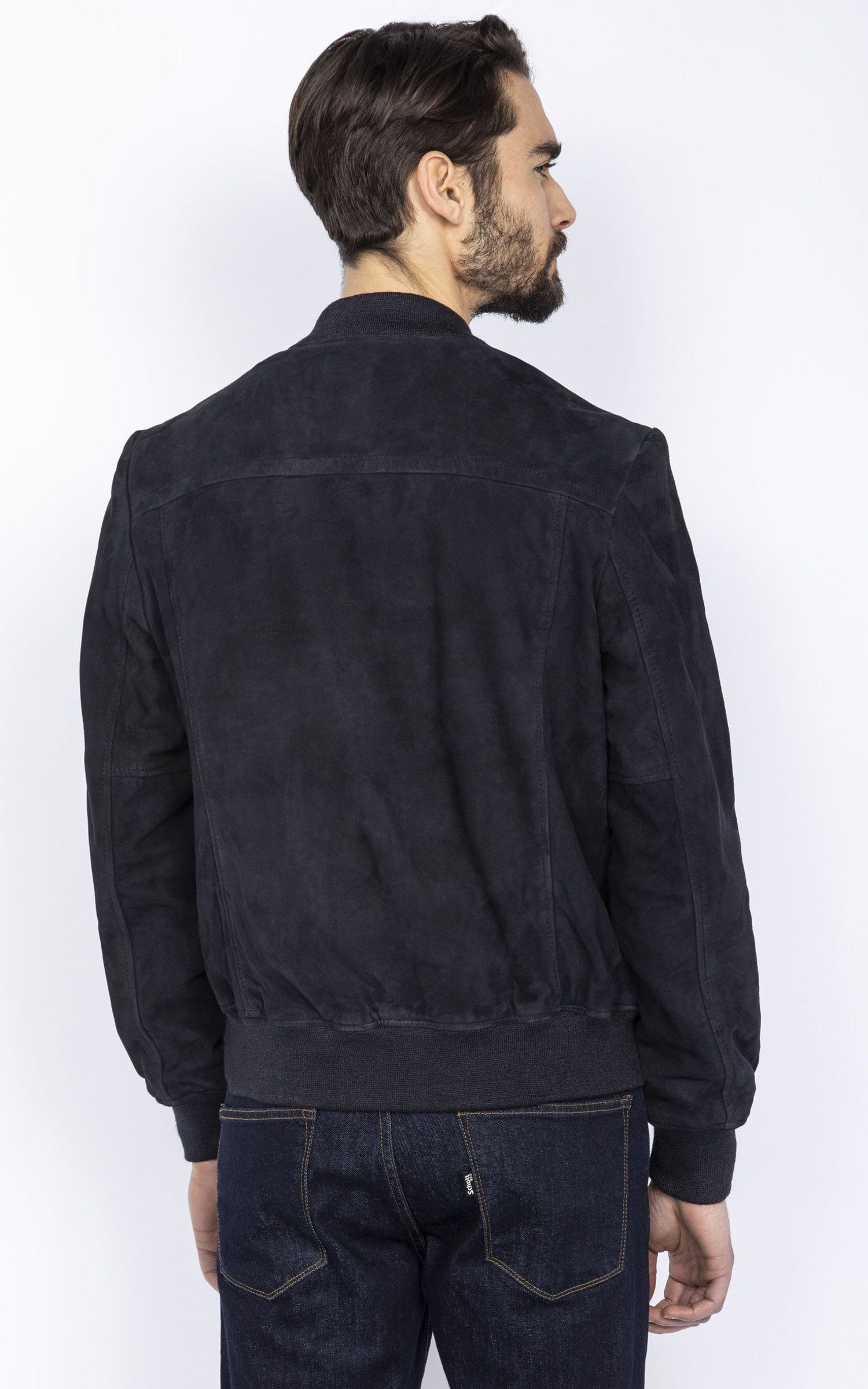 A "LC300" Navy Schott Blouson Homme interior photo