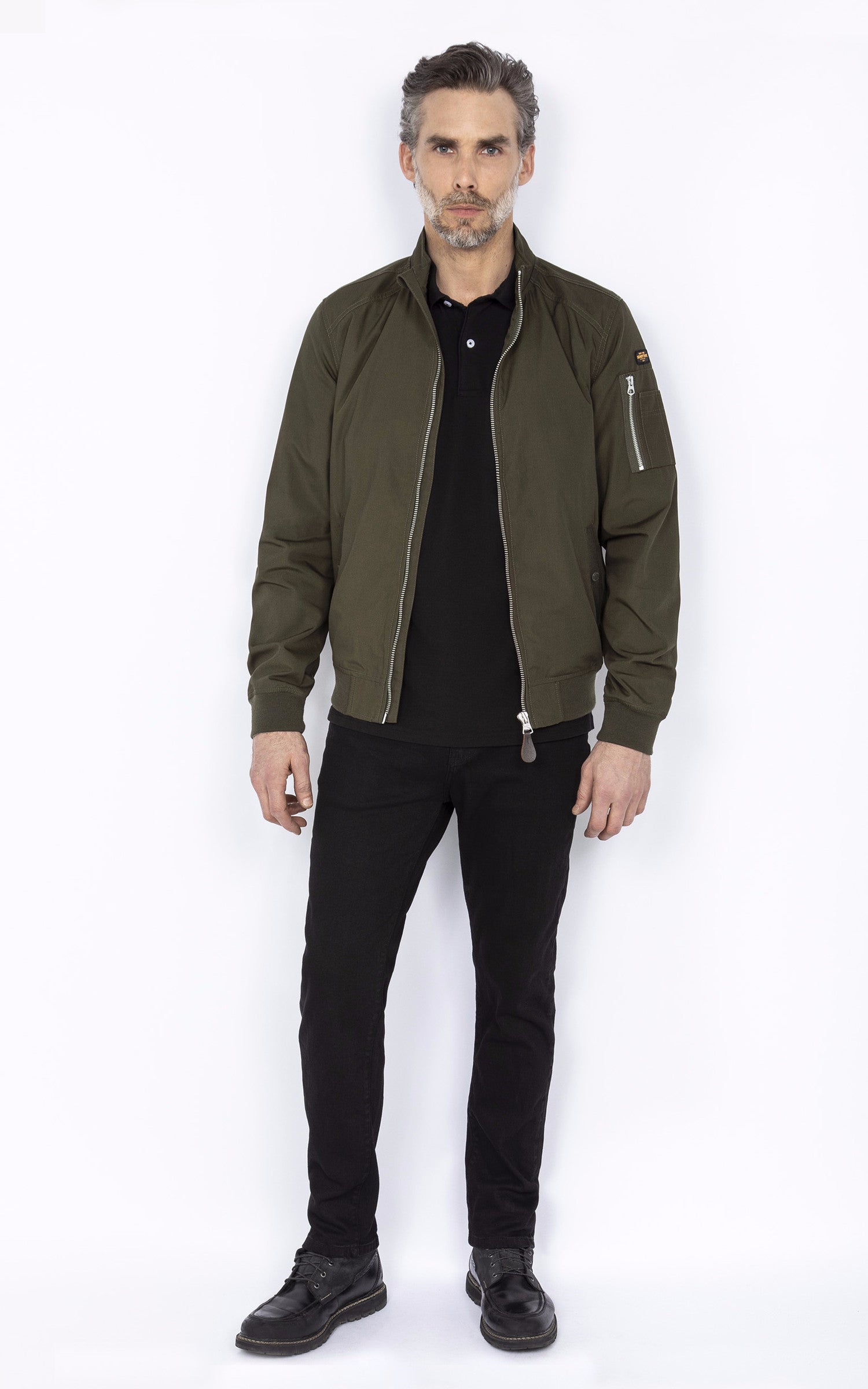 A "KENNY" Kaki Schott Blouson Homme opened photo