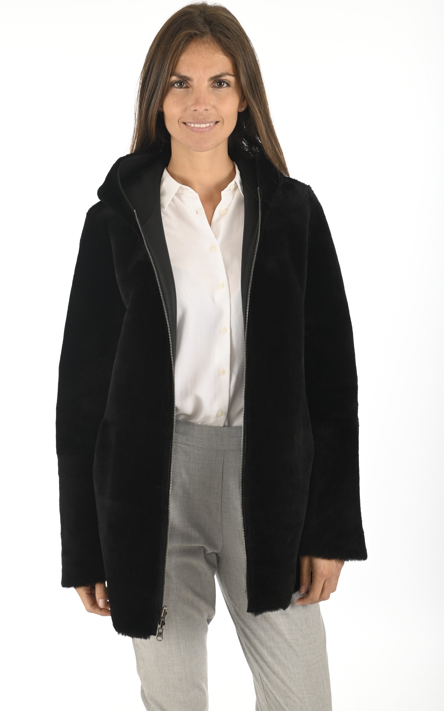 A "B1053K 75CM" Noir La Canadienne 3/4 Femme closed photo
