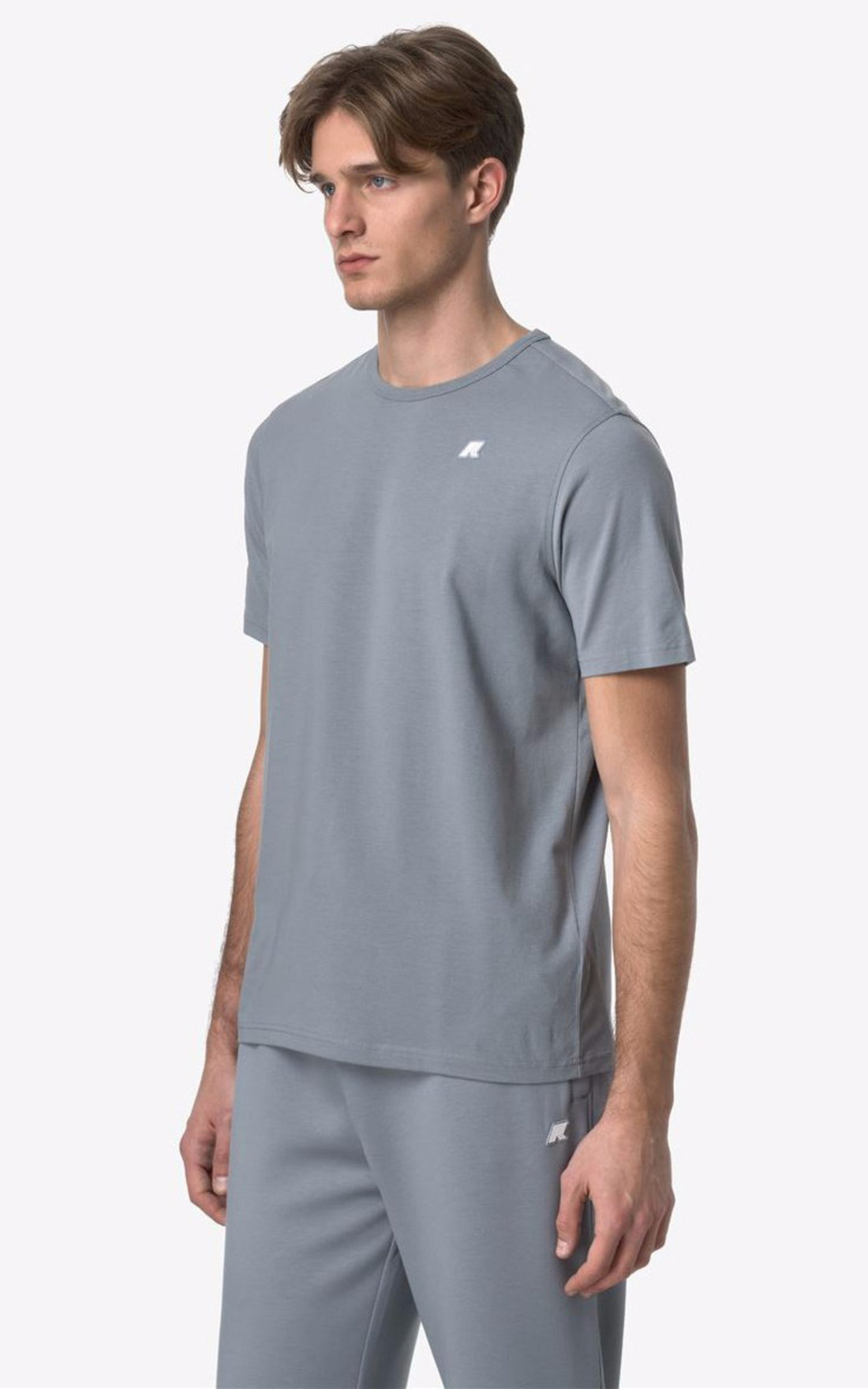 A "ADAME K71349W" Gris K-Way T-shirt Homme details photo