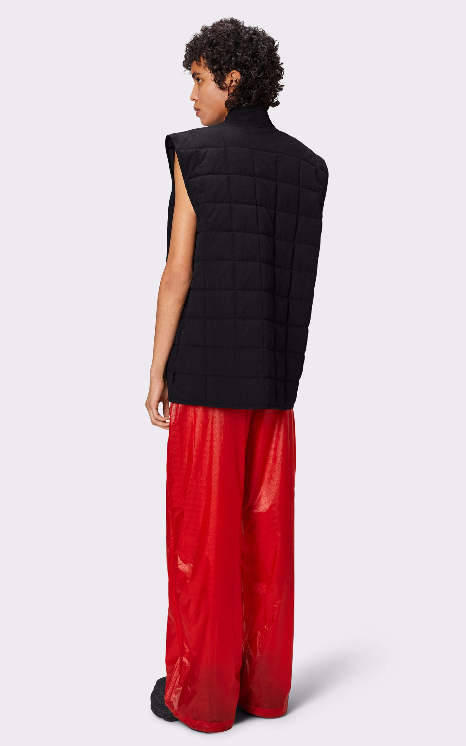 A "19410 GIRON" Noir Rains Gilet Mixte back photo