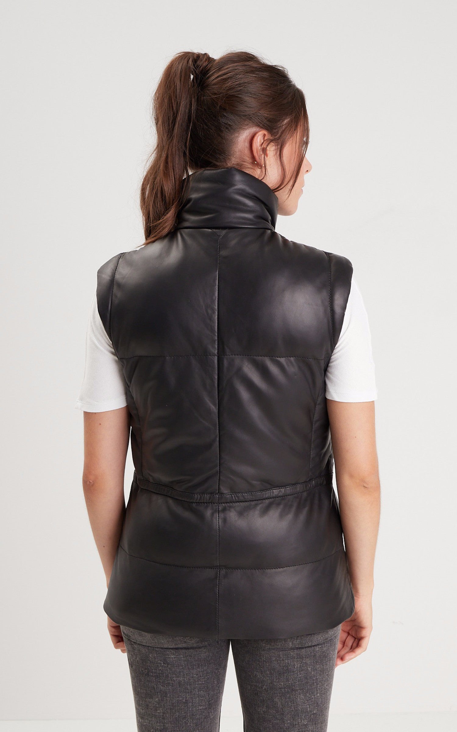A "VICTORIA 102378" Noir Rose Garden gil_doudoune Femme back photo