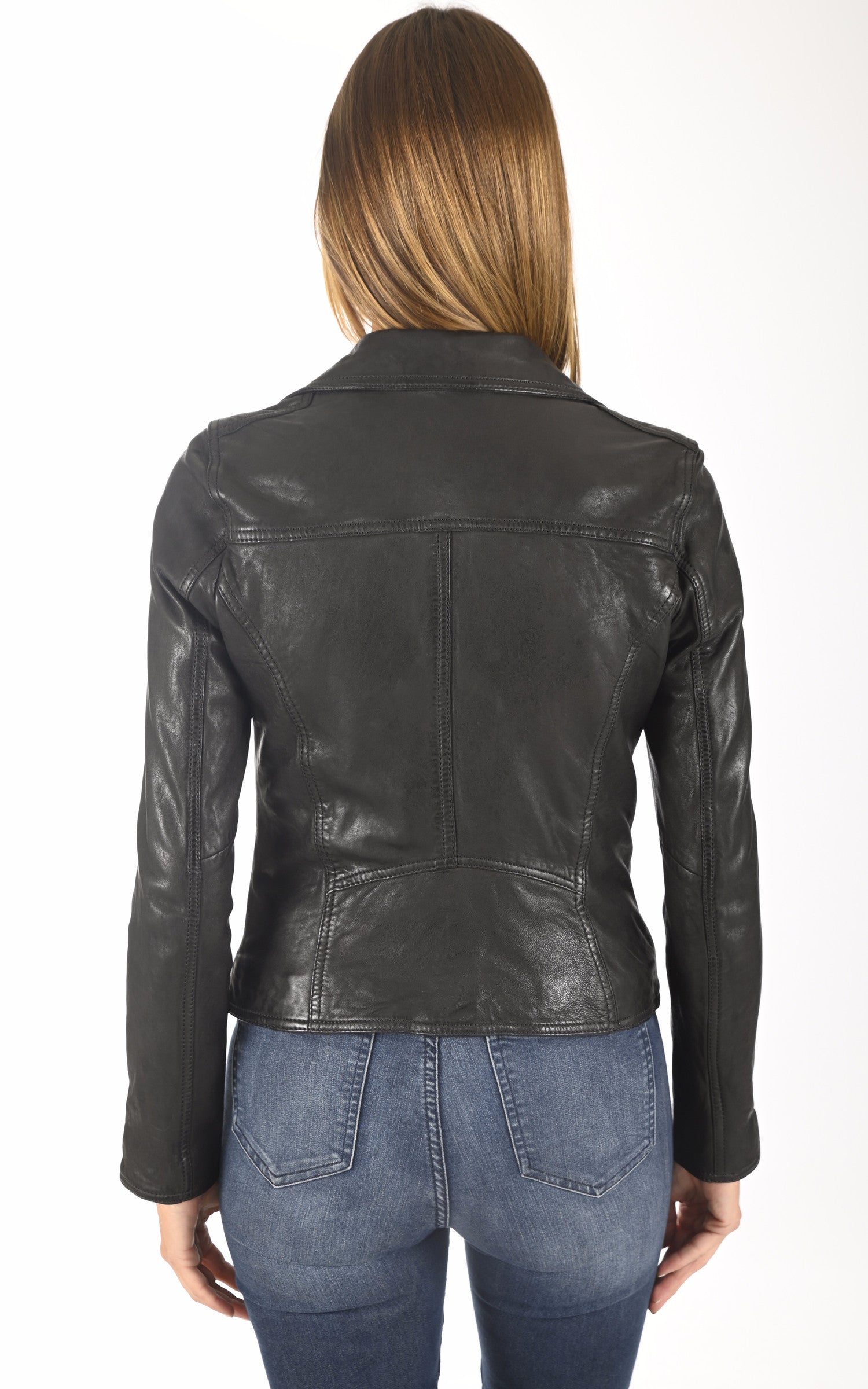 A "CLIPS 6 64095" Noir Oakwood Perfecto Femme back photo