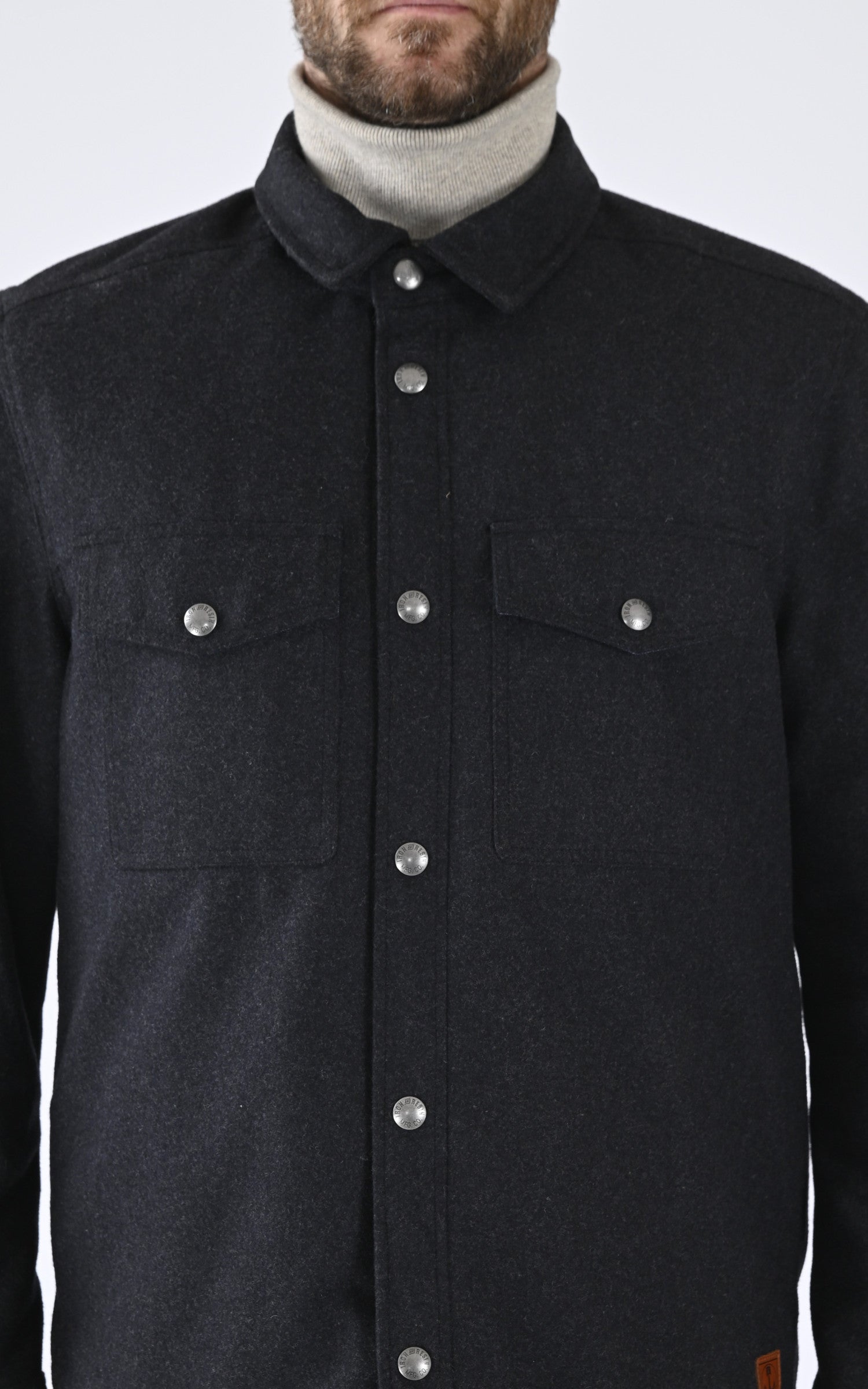 A "PEAK 103329" Gris Iron&Resin Chemise Homme details photo