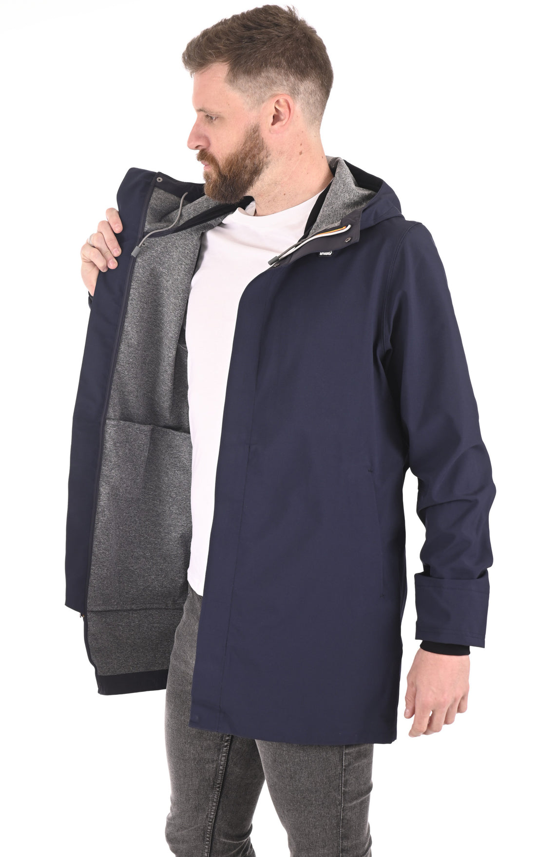 A "TOMMY BONDED K5126SW" Marine K-Way Veste Homme closed photo