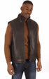 A "JVHT" Marron La Canadienne Gilet Homme opened photo
