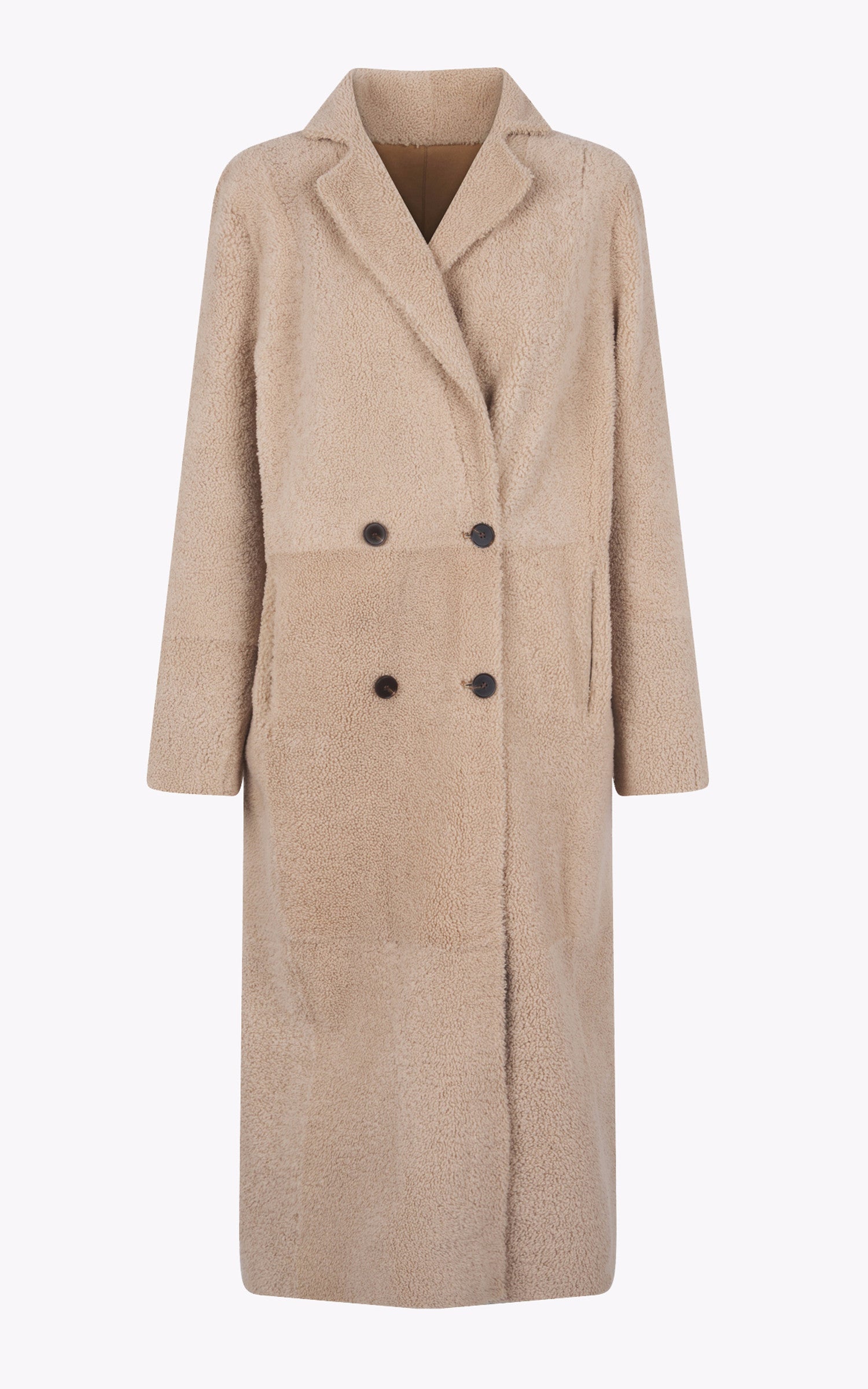 A "ORILLIA" Beige Possery Manteau Femme details photo
