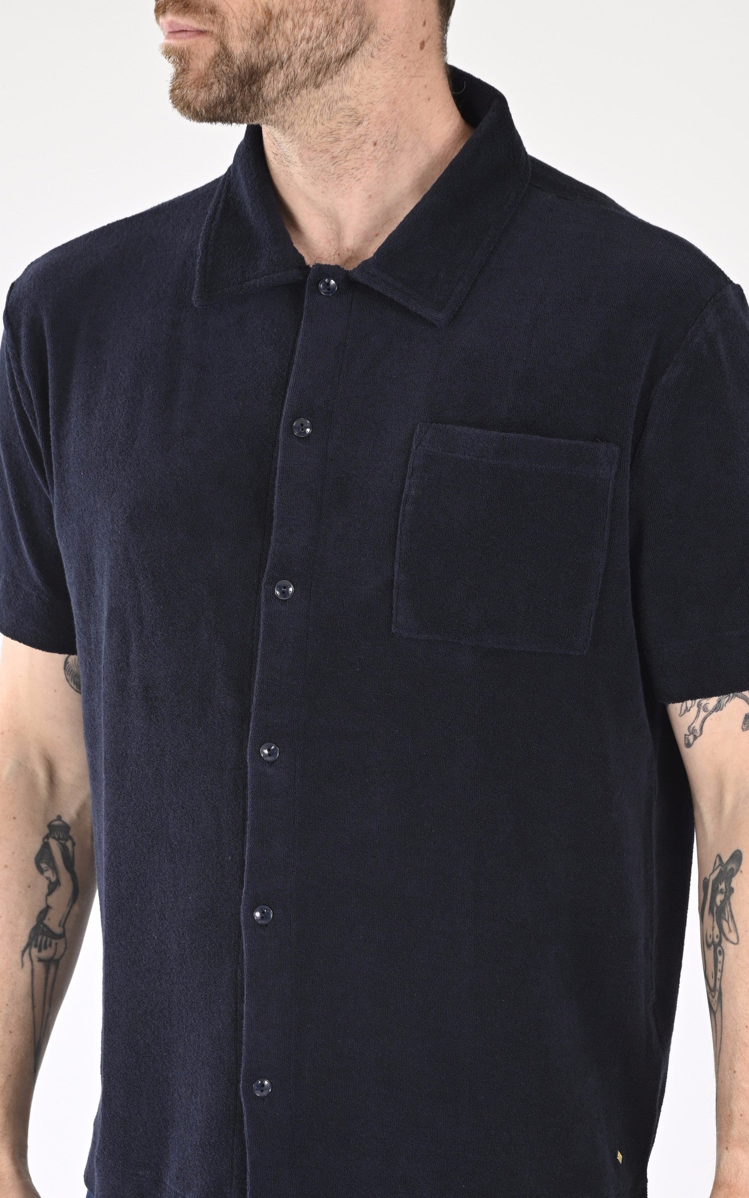 A "RIVCH04" Bleu Rivieras Chemise Homme details photo