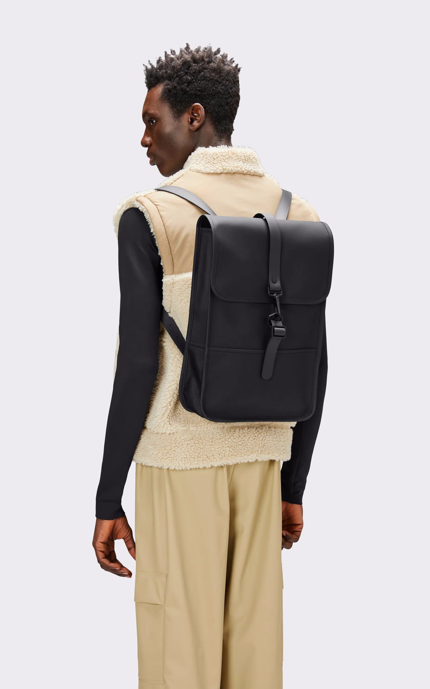 A "13020 BACK PACK MINI" Noir Rains Sac A Dos Mixte opened photo