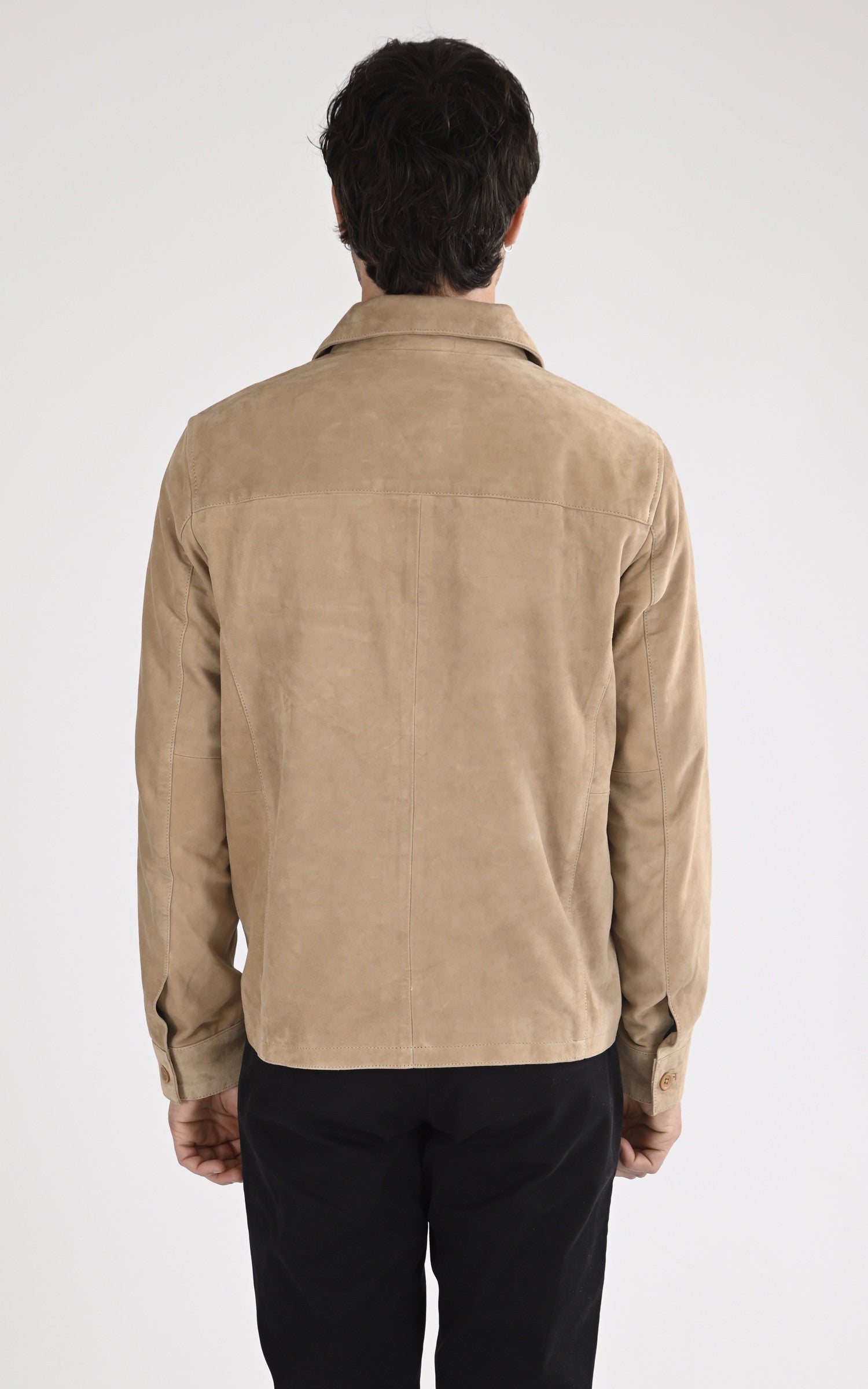 A "HOUSTON 104150" Beige Daytona 73 Chemise Homme back photo