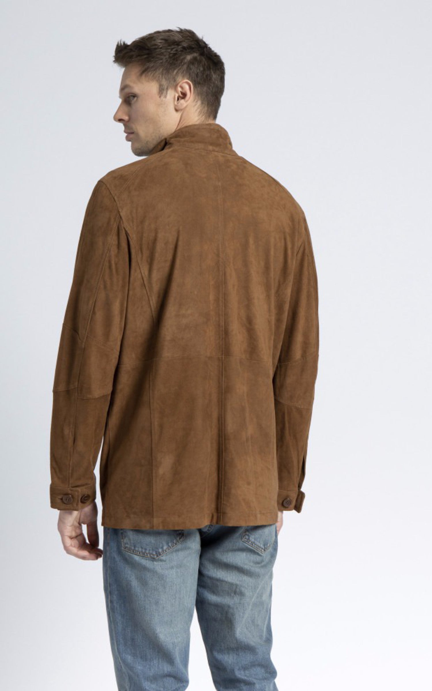 A "FABRICE" Cognac Giorgio & Mario Veste Homme back photo