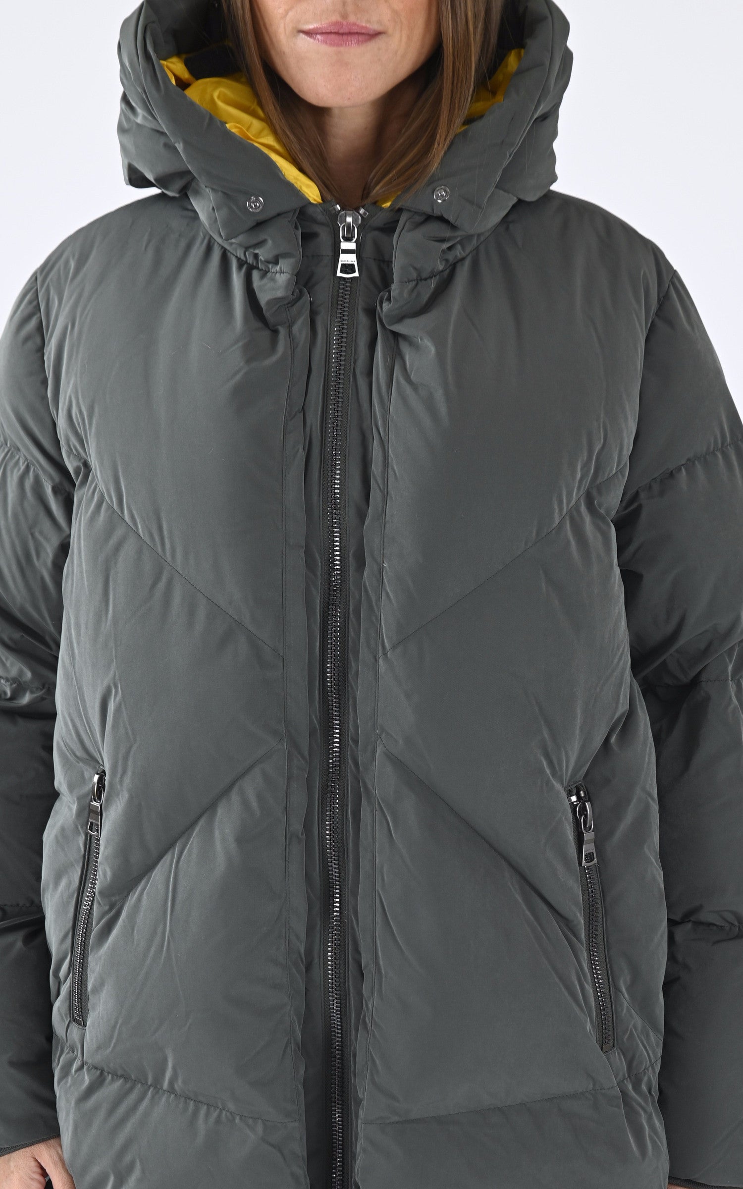 A "FROST 515" Kaki Blonde n°8 Ves Doudoune Femme details photo