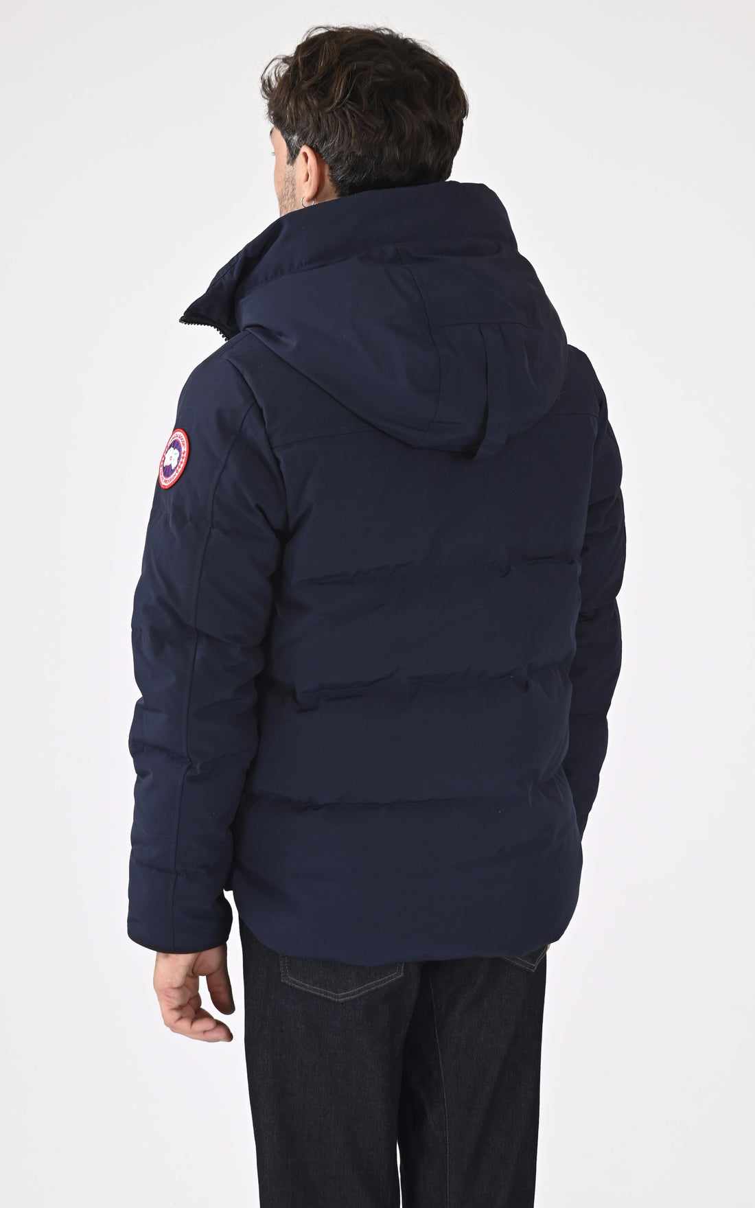 A "MAC MILLAN 2080M" Bleu Canada Goose 3/4 Doudoune Homme opened photo