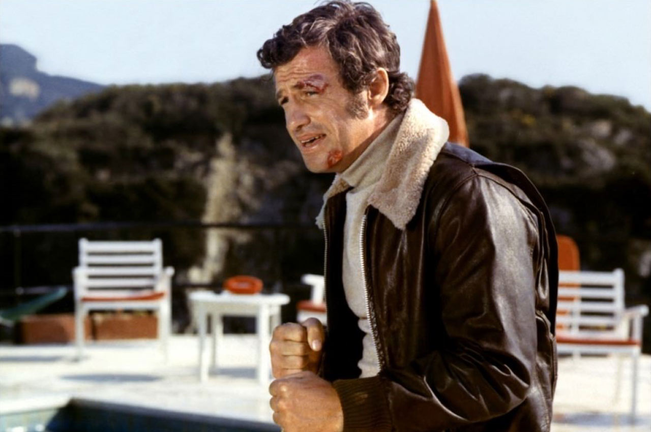 Blousons en cuir & Jean-Paul Belmondo