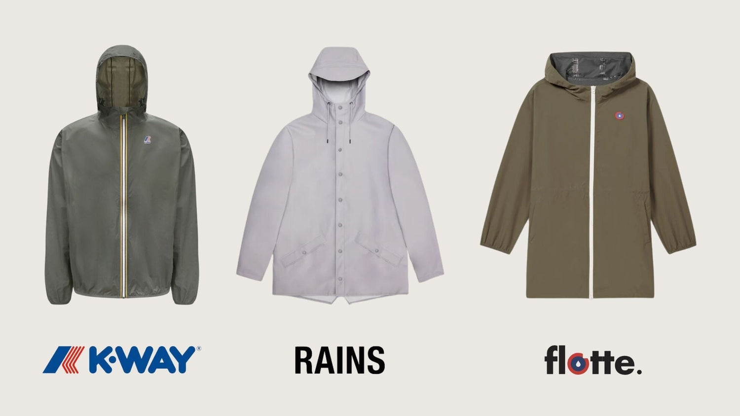 K-Way, Rains, Flotte : Quel imperméable choisir ?