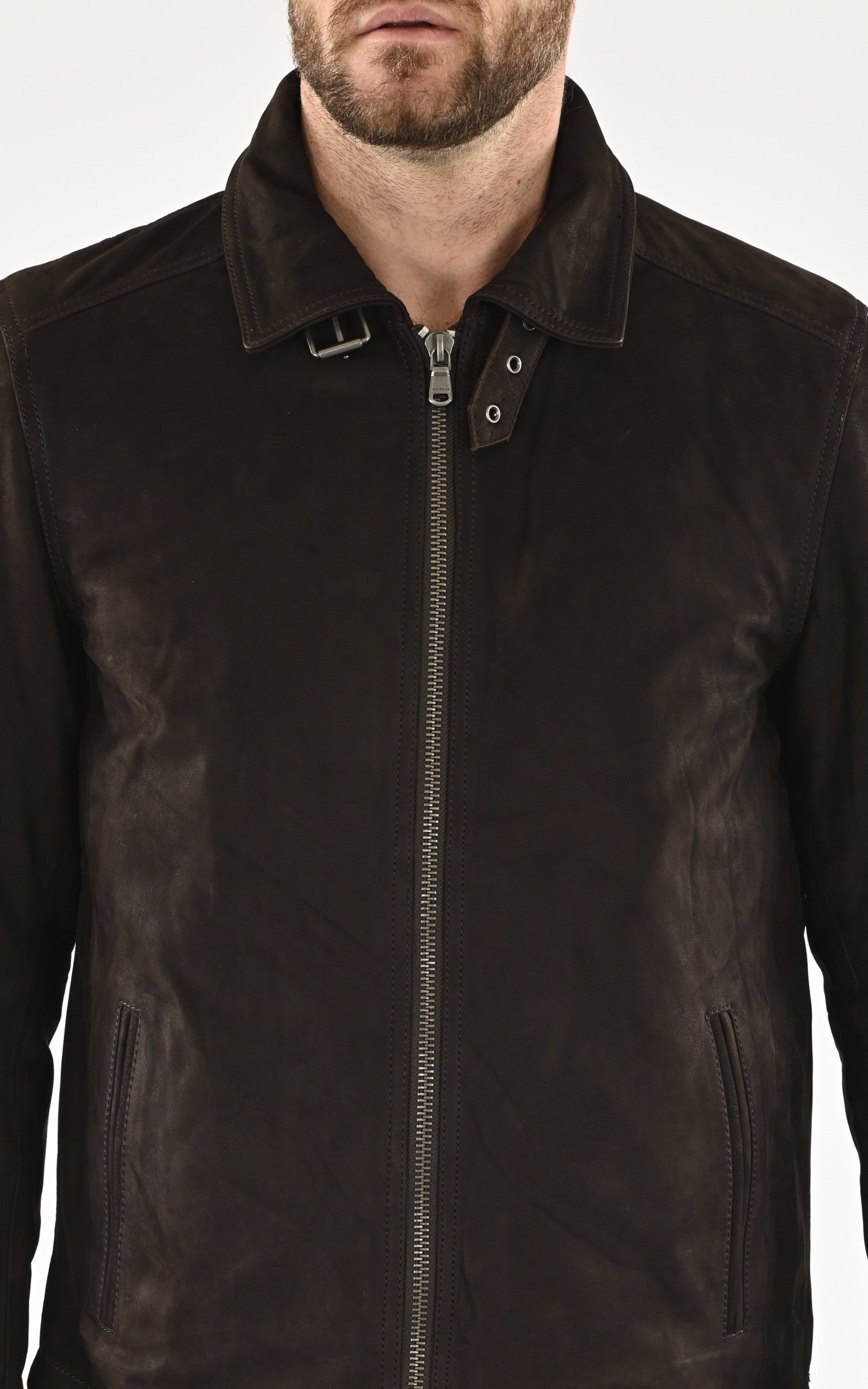 A &quot;FORD 101014&quot; Marron Daytona 73 Blouson Homme details photo 5